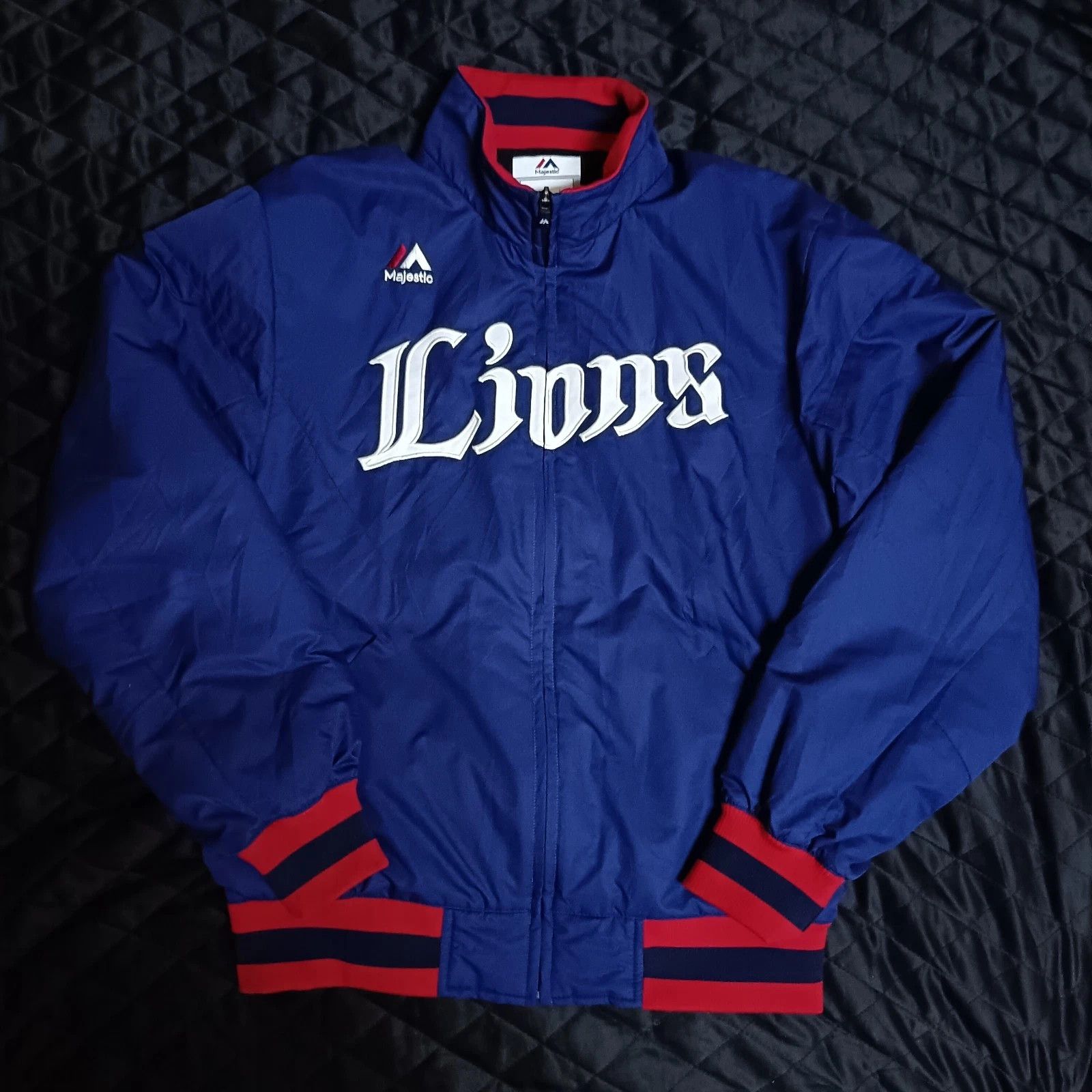 Majestic Saitama Seibu Lions NPB Japanese Baseball Padded Jacket Size US M / EU 48-50 / 2 - 1 Thumbnail