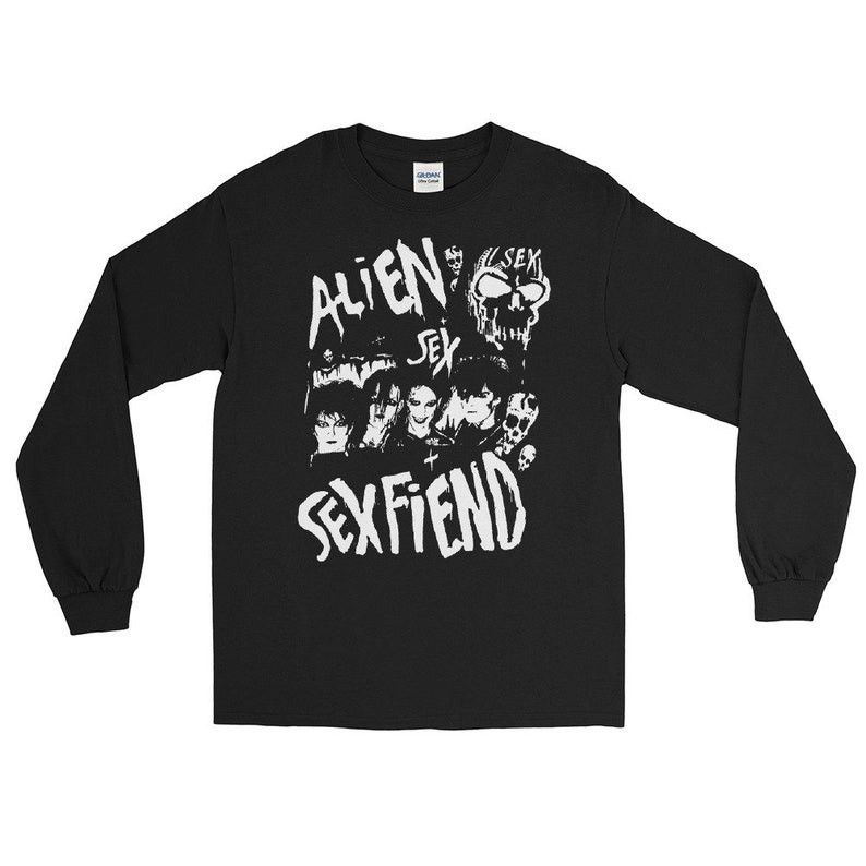 Designer × Vintage Vintage Alien Sex Fiend Long-sleeve Shirt Size US L / EU 52-54 / 3 - 1 Thumbnail
