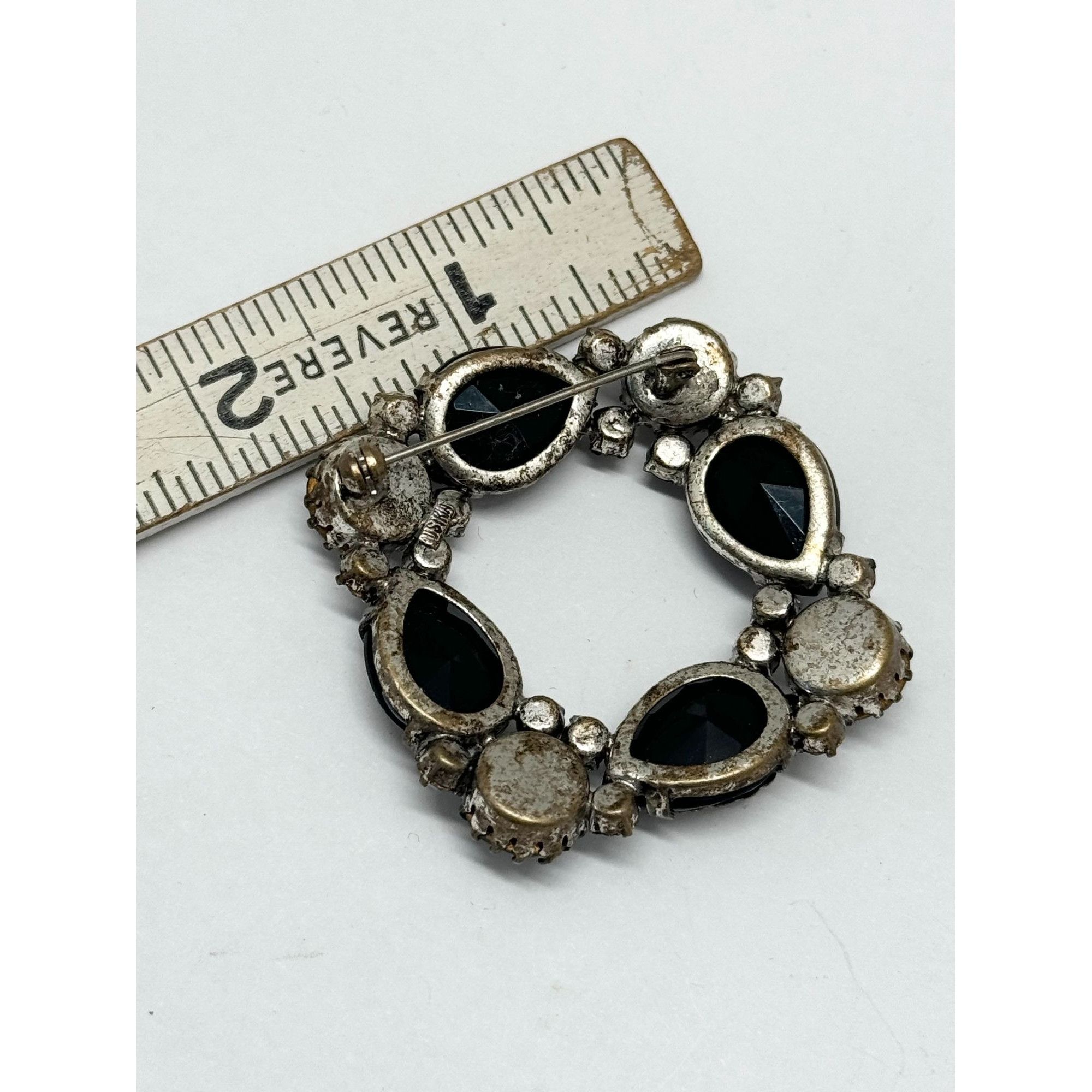 Vintage Vintage Austria Rhinestone Brooch Pin Size ONE SIZE - 4 Thumbnail