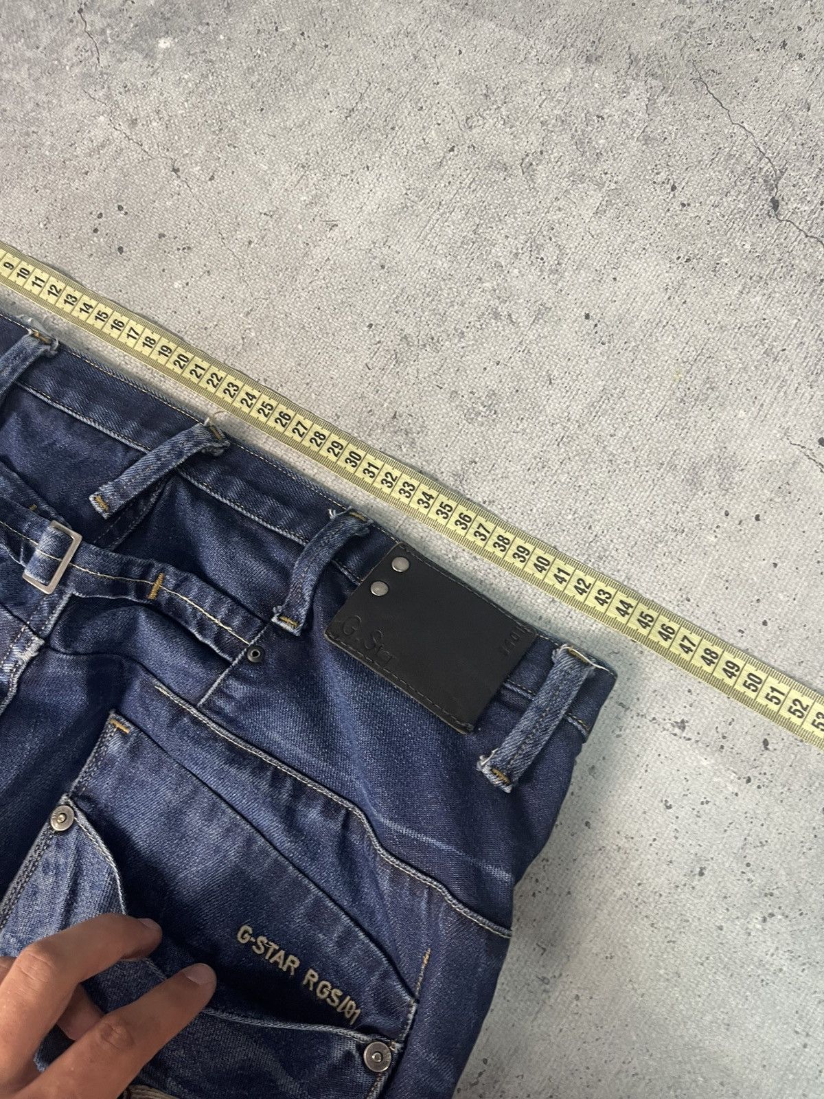 Japanese Brand crazy bondage g star raw vintage jeans if six was nine y2k Size US 34 / EU 50 - 3 Thumbnail