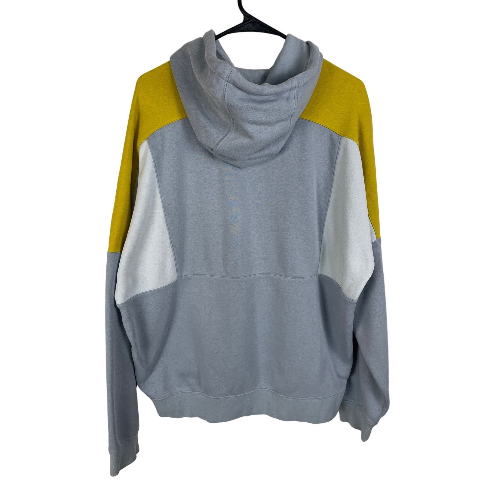 Nike Nike Club Fleece Mens Grey Color Block Pull Over Hoodie Size US L / EU 52-54 / 3 - 2 Thumbnail