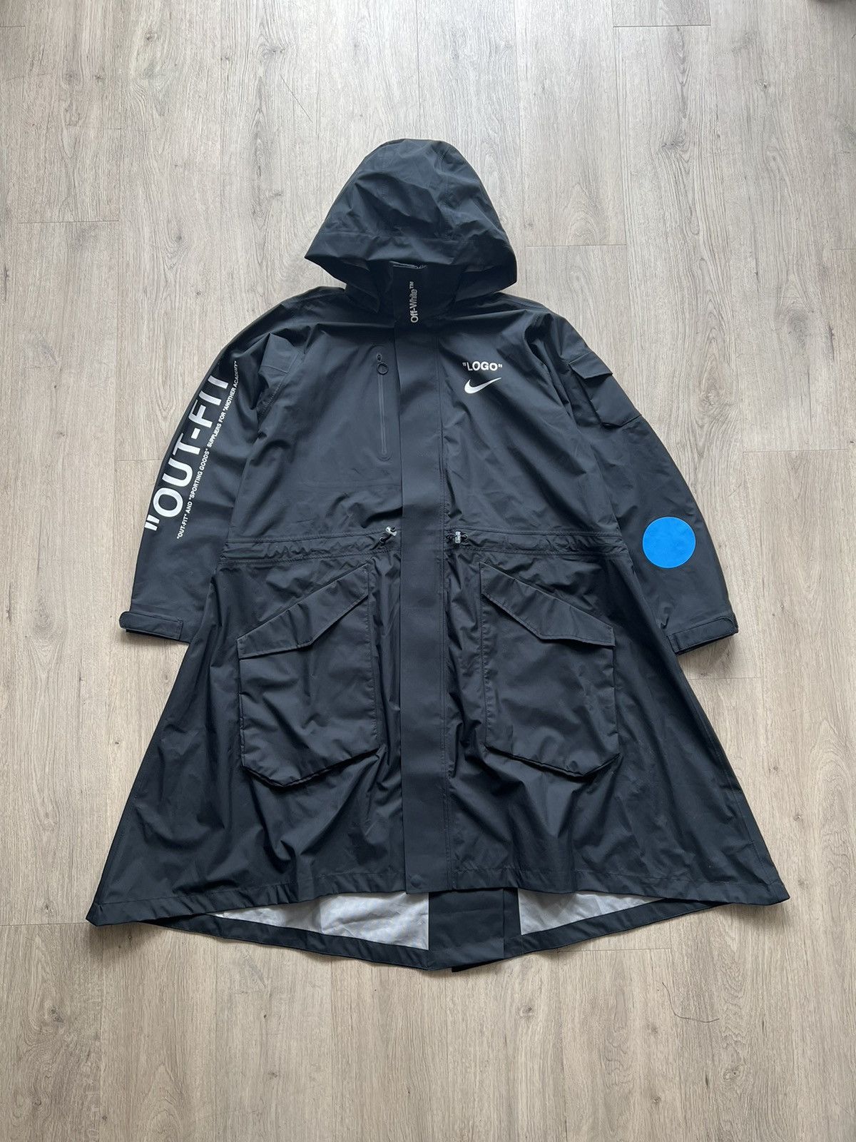 Nike Off White Nike x Off White rain coat SS18 Grailed