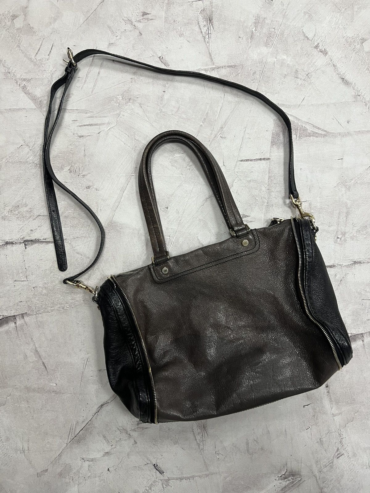 Designer × Dolce & Gabbana × Vintage Dolce & Gabbana Vilma Black Leather Handbag Size ONE SIZE - 6 Thumbnail