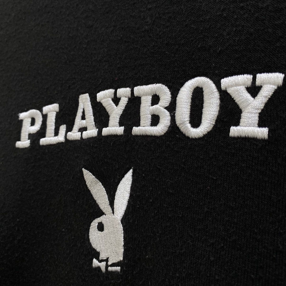 Playboy Vintage Playboy Bunny Sweatshirt Large, Black Side Tape Logo Size US L / EU 52-54 / 3 - 8 Thumbnail