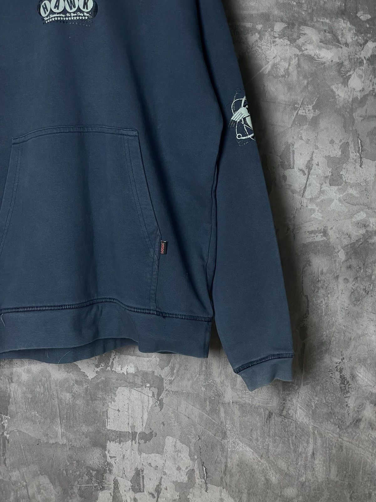 Tony Hawk × Vintage Vintage 90s tony hawk skateboards reaper hoodie y2k Size US XL / EU 56 / 4 - 4 Thumbnail