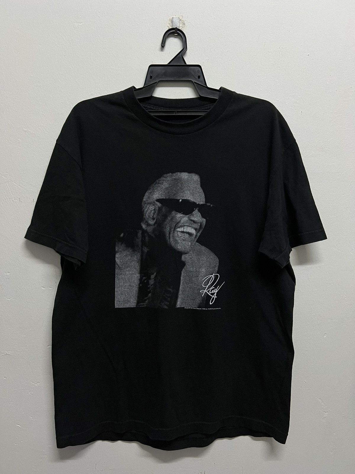 Band Tees × Vintage Vintage 90’s Ray Charles Blues Jazz Tee Size US L / EU 52-54 / 3 - 1 Thumbnail