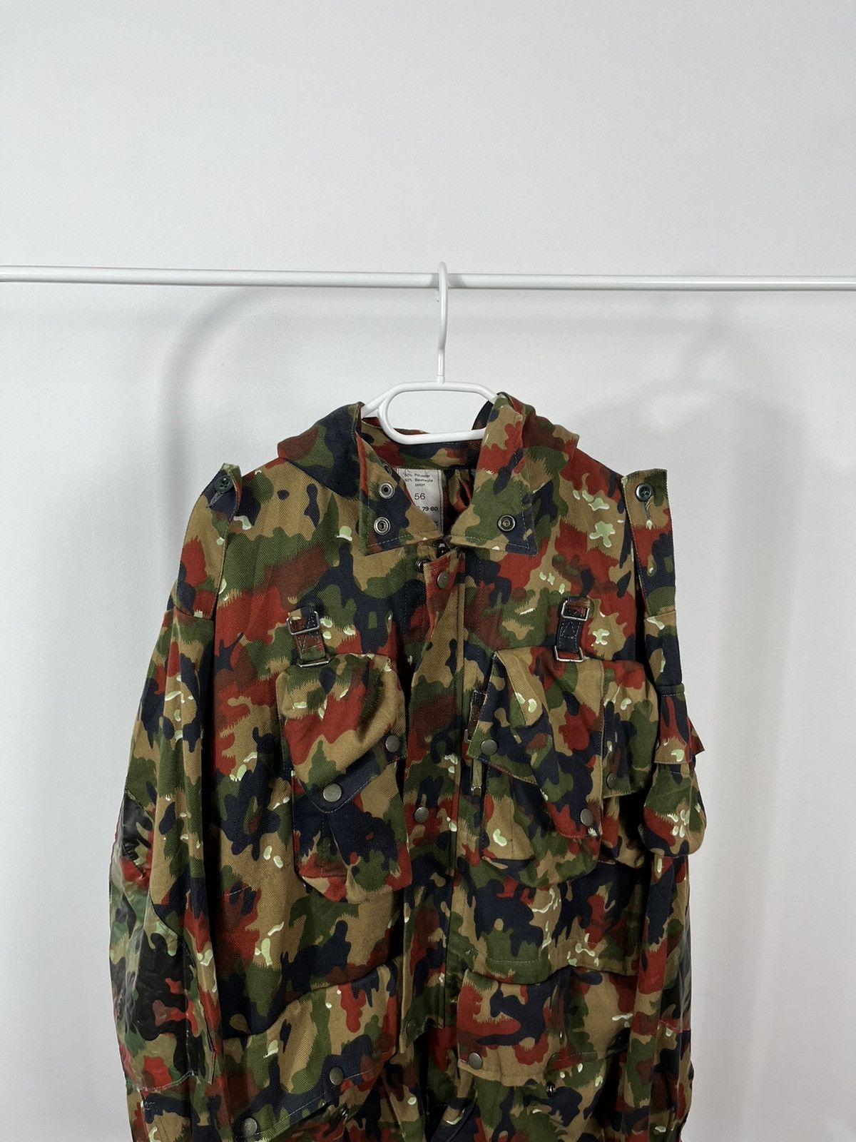 Vintage Vintage Military Camo Jacket Size US XL / EU 56 / 4 - 4 Thumbnail