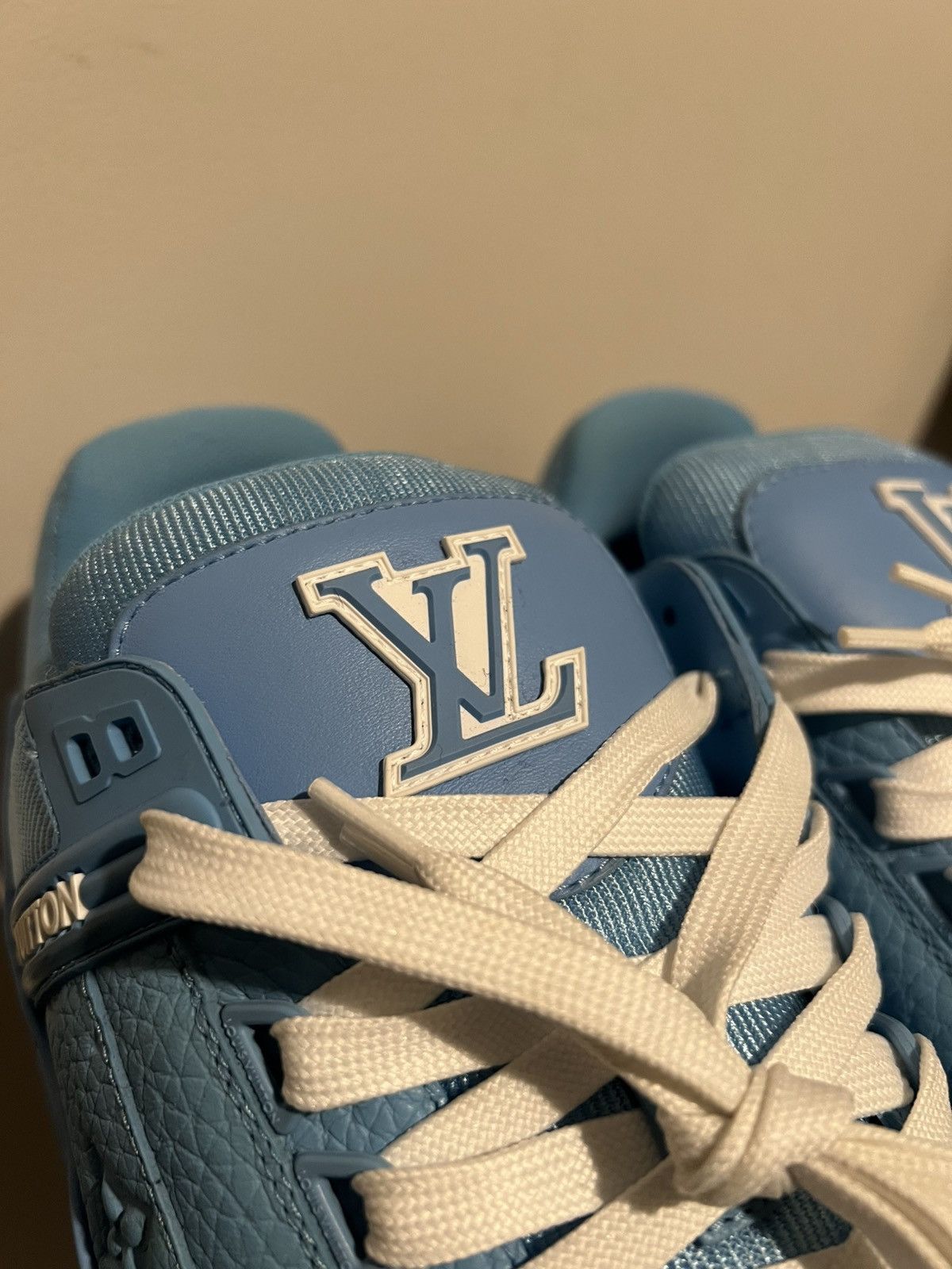 Louis Vuitton Louis Vuitton Trainer ‘SKY BLUE’ Size US 12 / EU 45 - 7 Thumbnail