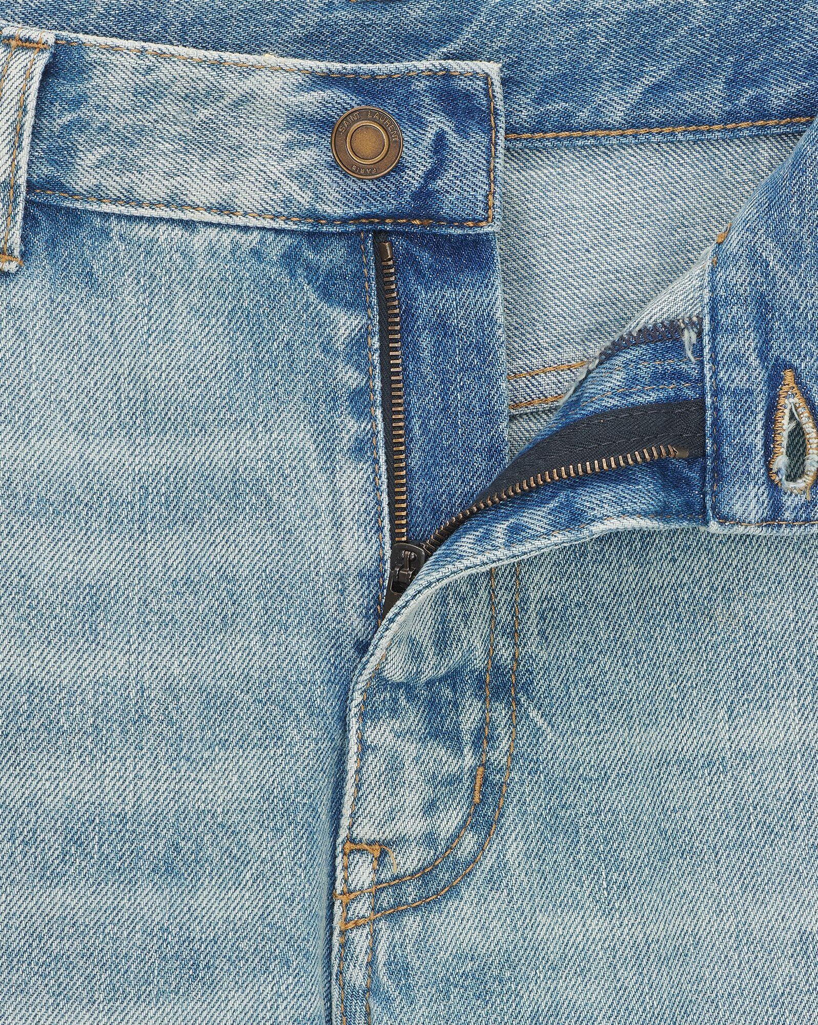 Saint Laurent Paris o1tr1nto0325 750948 Cindy Jeans in Dark Summer Denim Blue Size 27" / US 4 / IT 40 - 3 Thumbnail