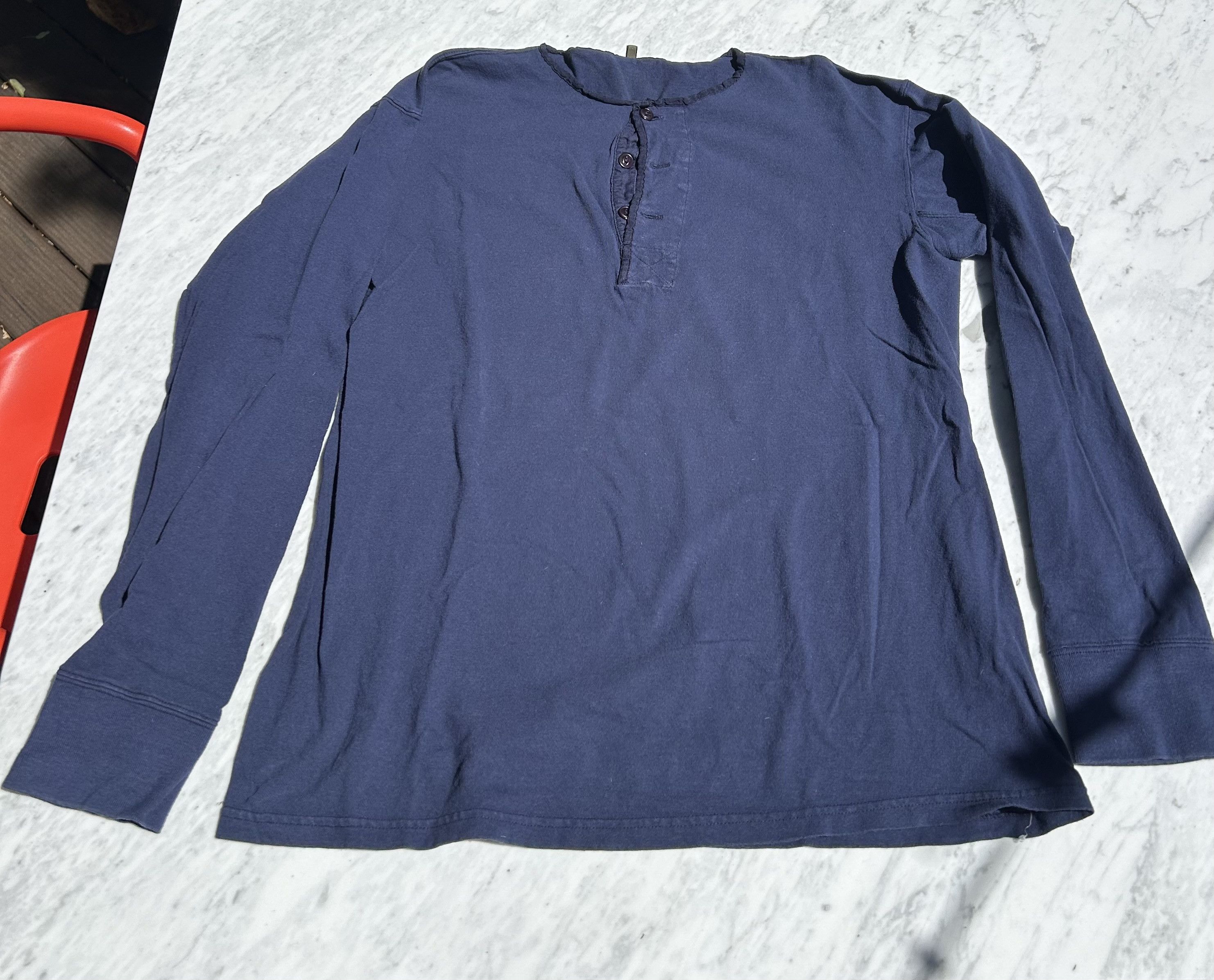 Nigel Cabourn Nigel Cabourn LS cotton henley Size US M / EU 48-50 / 2 - 3 Thumbnail