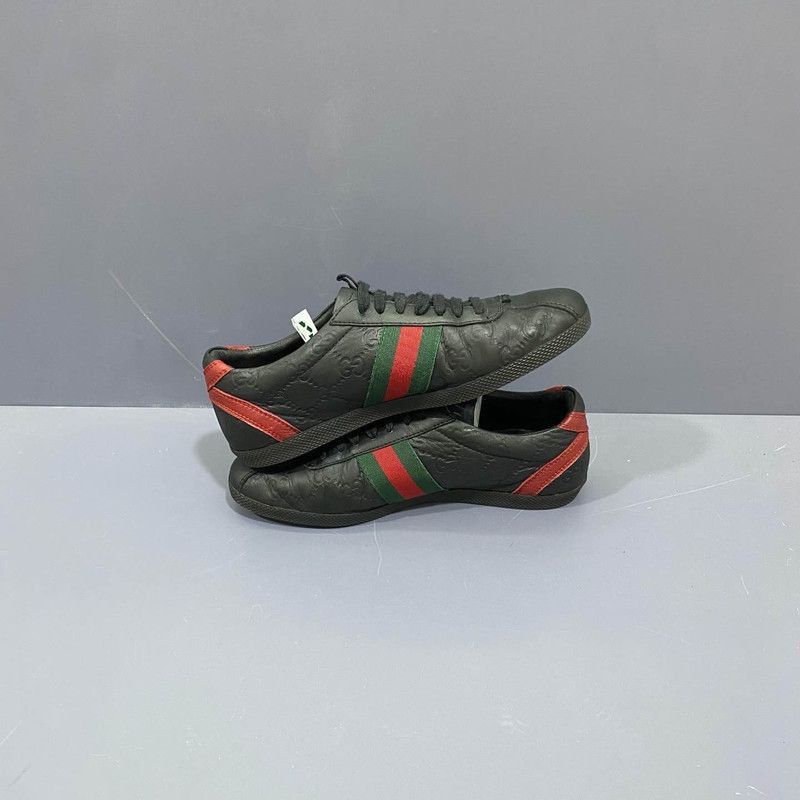 Gucci Gucci Low-Top Sneakers with Signature Stripes Size US 5.5 / EU 38 - 7 Thumbnail