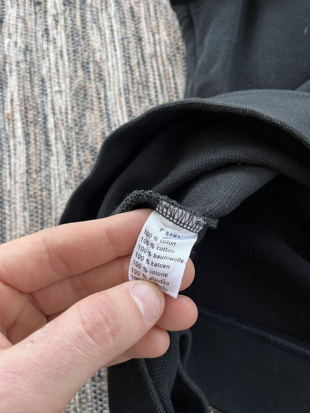 Lacoste Vintage Lacoste Black Zip Sweatshirt Avantgarde Minimalistic Size US XL / EU 56 / 4 - 12 Thumbnail