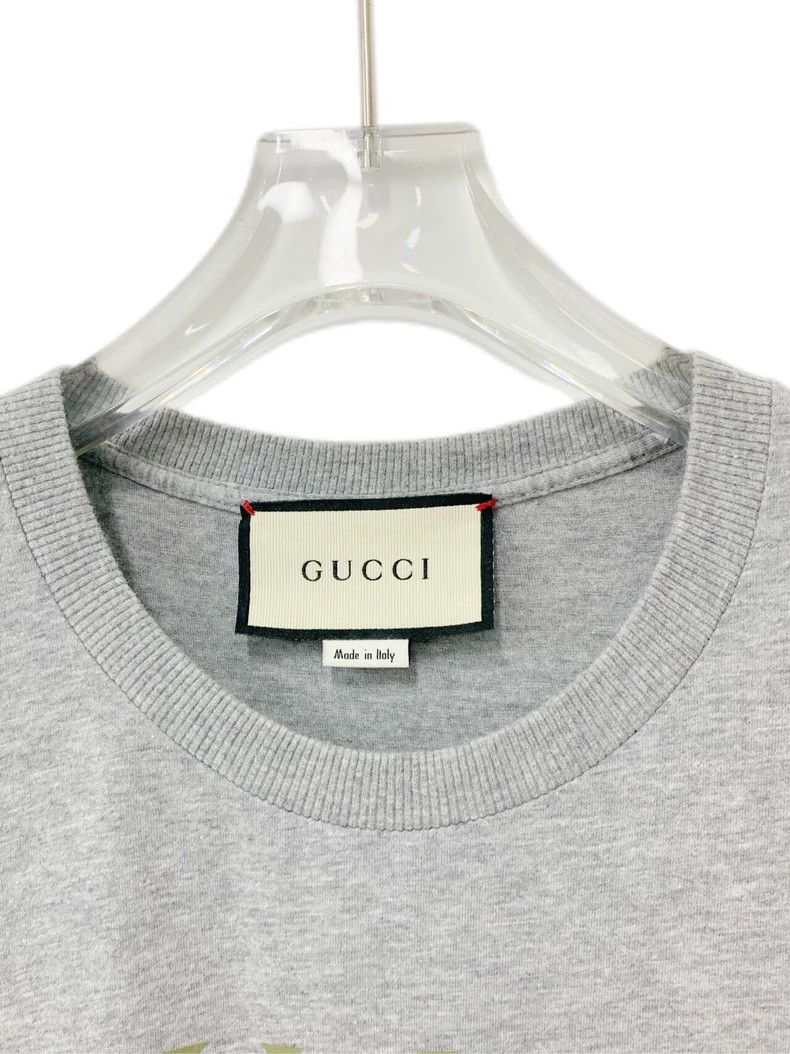 Gucci Gucci Gray letter tiger sequin round-neck short-sleeved T- Size XS / US 0-2 / IT 36-38 - 3 Thumbnail