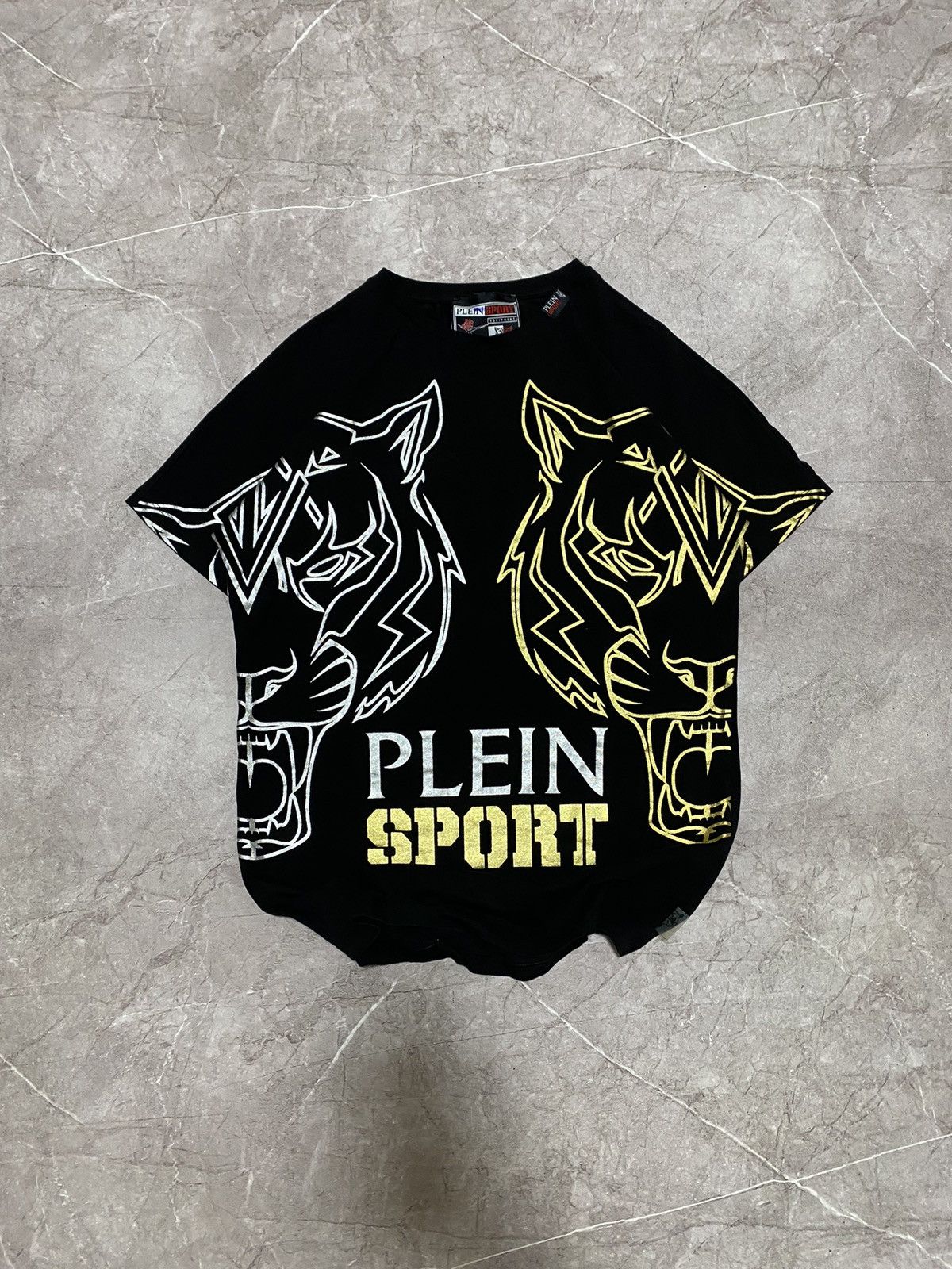 Philipp Plein Rare Philipp Plein Sport Equiment Tiger Big Logo T-Shirt Y2K Size US M / EU 48-50 / 2 - 2 Thumbnail