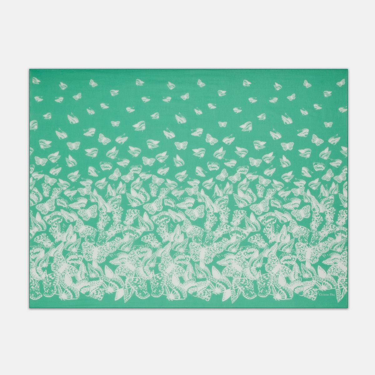 Dior o1bcso1str0226 Size:OS/Butterflies Sarong in Sea Green/White Size ONE SIZE - 2 Thumbnail