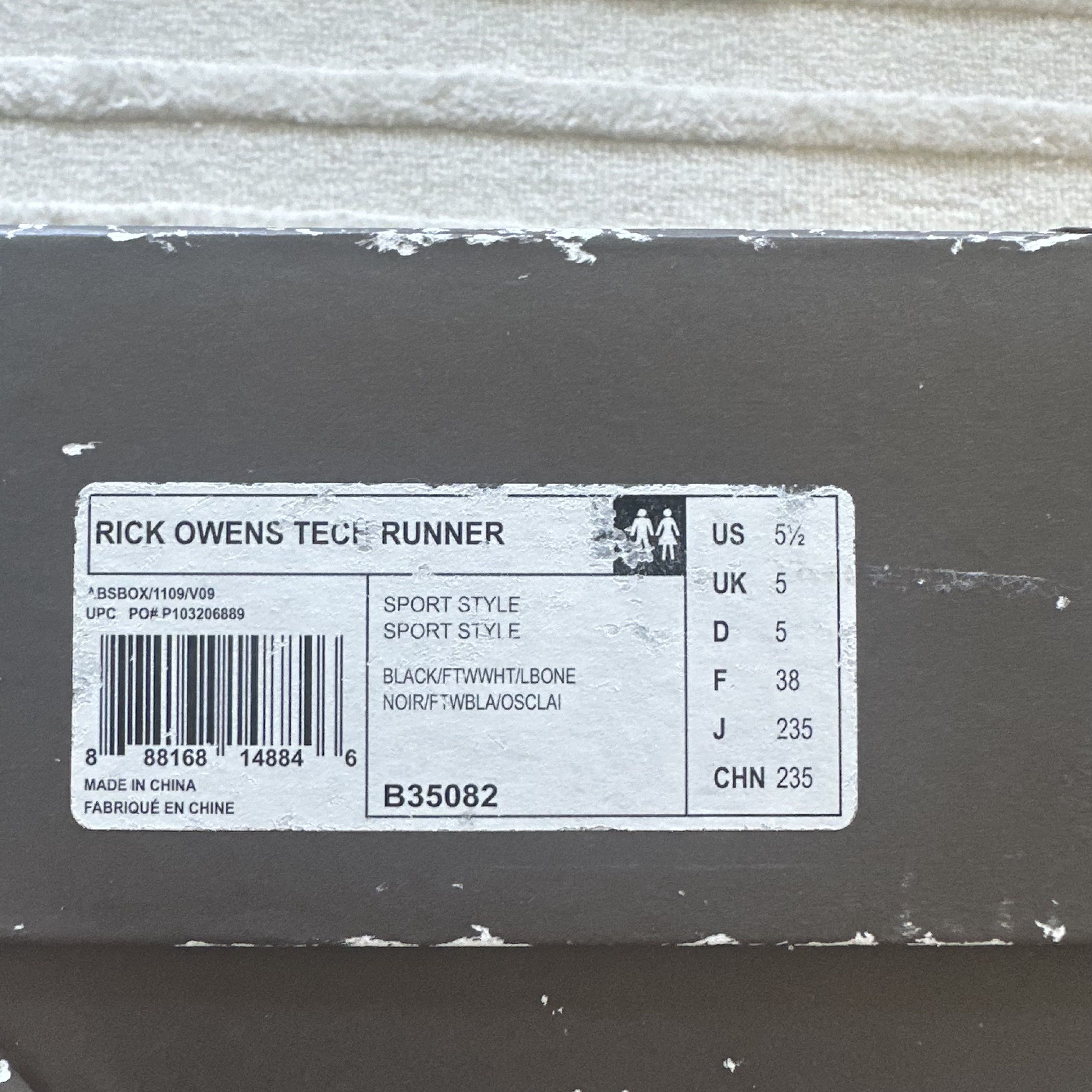 Rick Owens Rick Owens Tech Runners Size US 5.5 / EU 38 - 6 Thumbnail