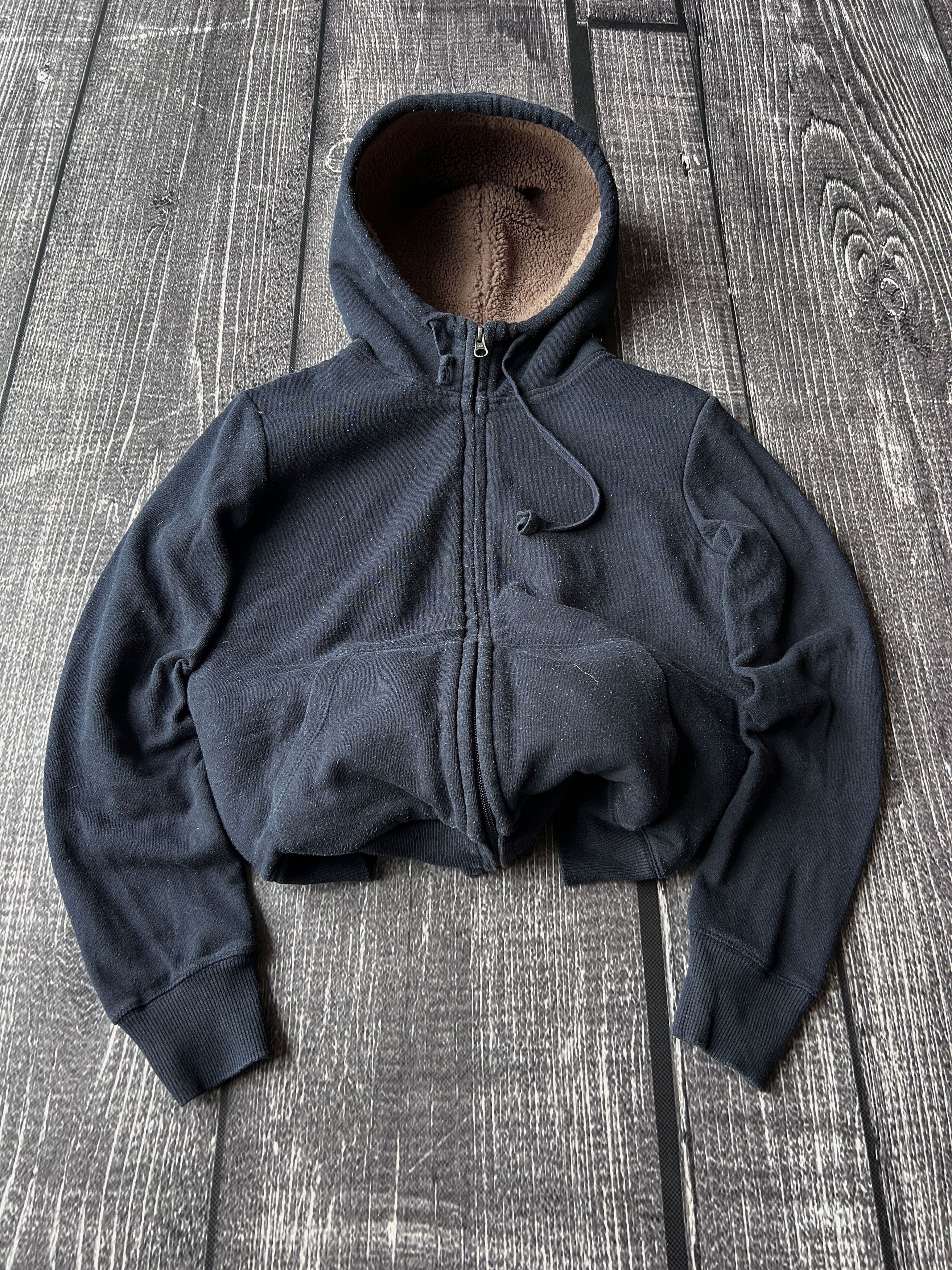 VTG Japanese If Six Was Nine Style Mohair Fur Hoodie 90s