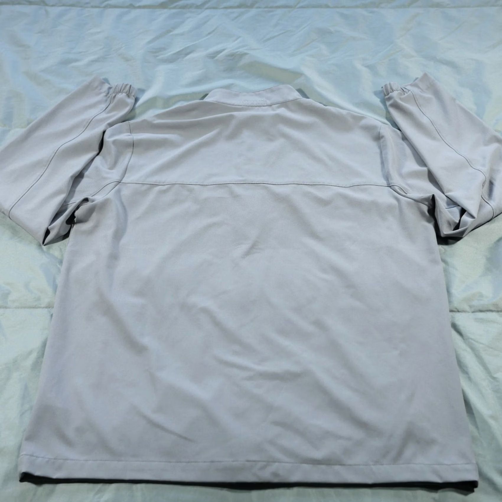 TravisMathew Travis Mathew Jacket Mens Large Gray Crystal Cove 2.0 Golf Full Zip Windbreaker Lightweight Size US L / EU 52-54 / 3 - 2 Thumbnail