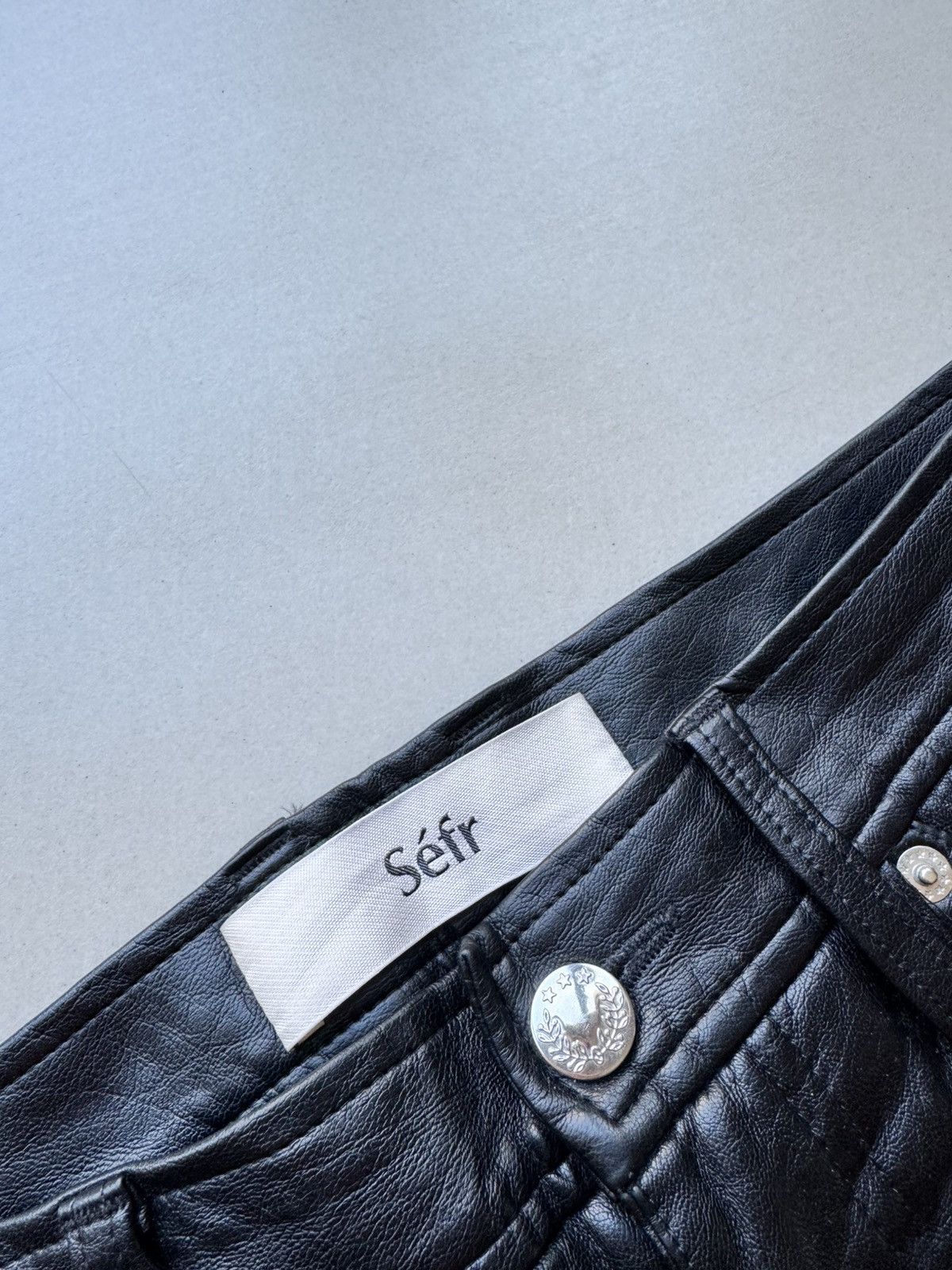 Sefr Sefr Faux Leather Pants | Grailed