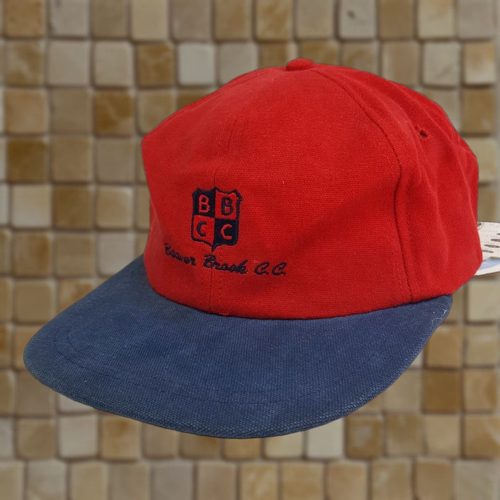 Vintage VINTAGE Firethorn Beaver Brook Country Club Snapback Adjustable Golf Hat Cap Mens Red 90s Baseball Cap Size ONE SIZE - 1 Thumbnail