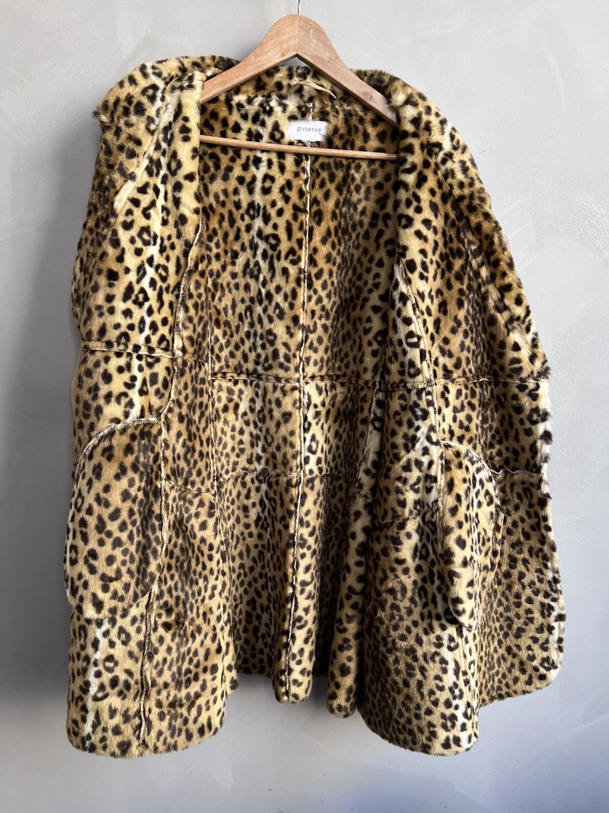 Hysteric Glamour × If Six Was Nine × Le Grande Bleu (L.G.B.) VTG LGB If Six Was Nine Style FAUX FUZZY Fur COAT Jacket Size US L / EU 52-54 / 3 - 8 Thumbnail
