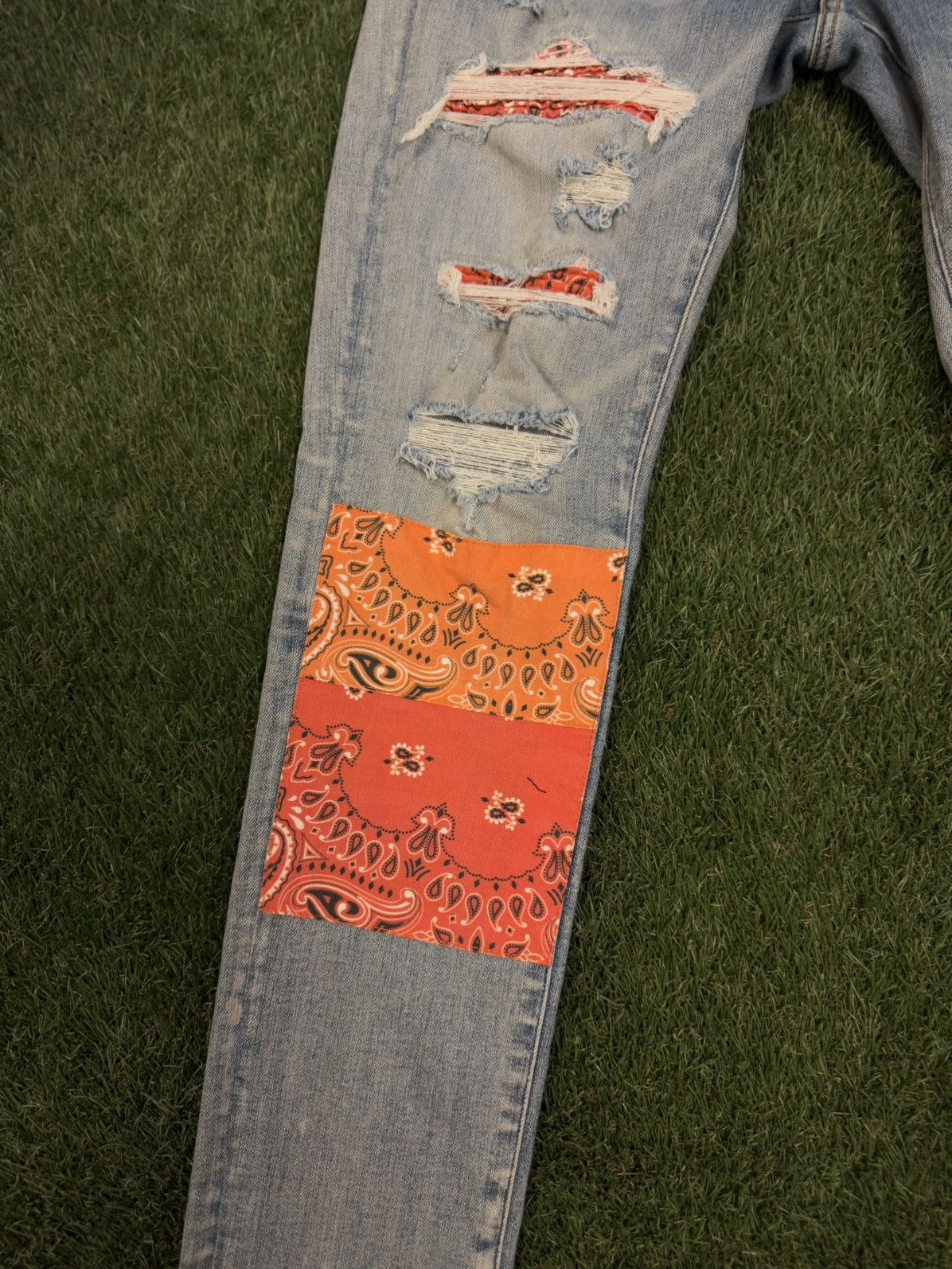 Amiri Amiri Jeans Orange Patch Size 30 Clean Condition 🧼 Size US 30 / EU 46 - 5 Thumbnail