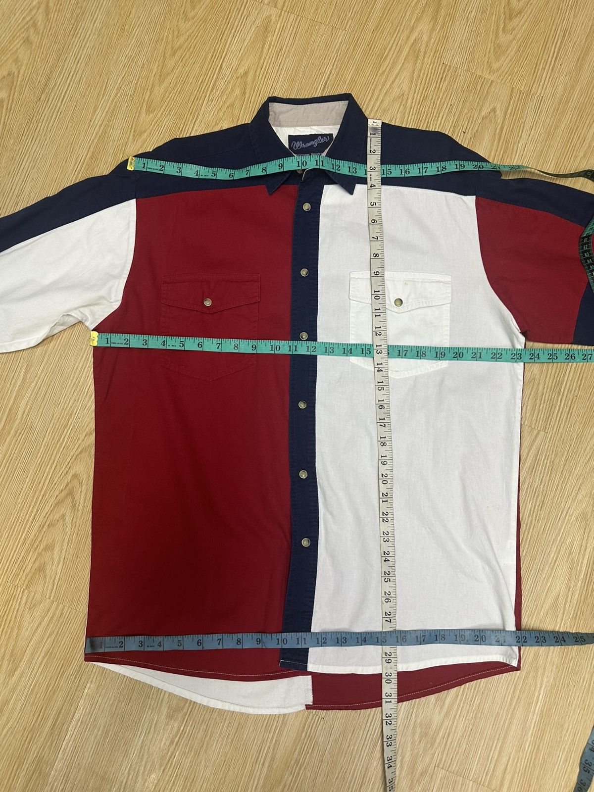 Wrangler Vintage Wrangler Western Shirt 3 Tones A465 Size US M / EU 48-50 / 2 - 4 Thumbnail