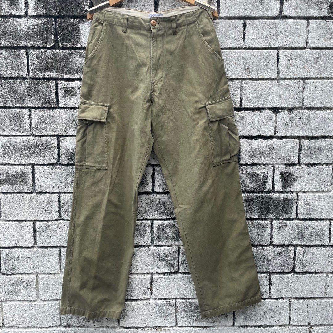 Japanese Brand × Vintage Size 30 Cargo Pant Army Pant in Khaki Size US 30 / EU 46 - 2 Thumbnail