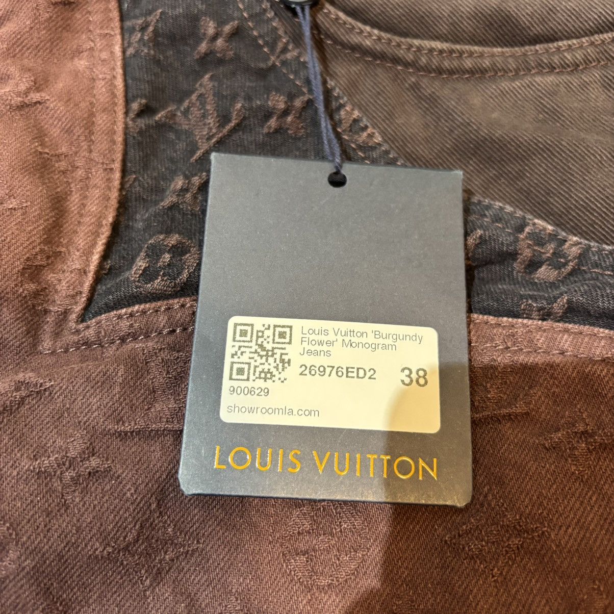 Louis Vuitton Louis Vuitton Monogram Flower Denim Pants Size US 38 / EU 54 - 2 Thumbnail