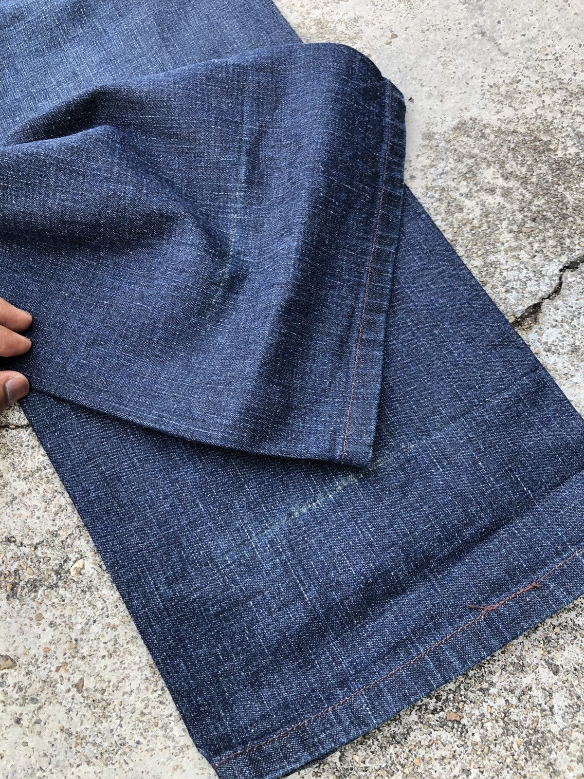 Marithe + Francois Girbaud MFG BUCKLE BACK BUTTON FLY DENIM Size US 31 - 4 Thumbnail