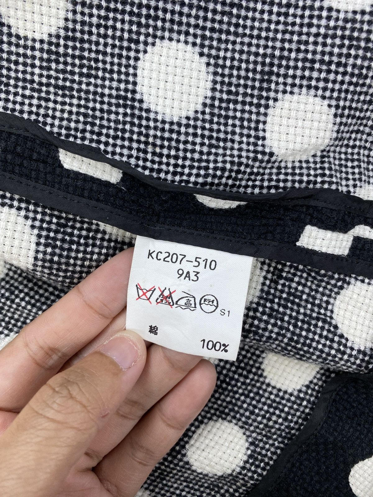 Bill Blass × Designer × Vintage Vintage BILLBLASS Studio Polka Dot Style Short Sleeve Shirt Size M / US 6-8 / IT 42-44 - 8 Thumbnail