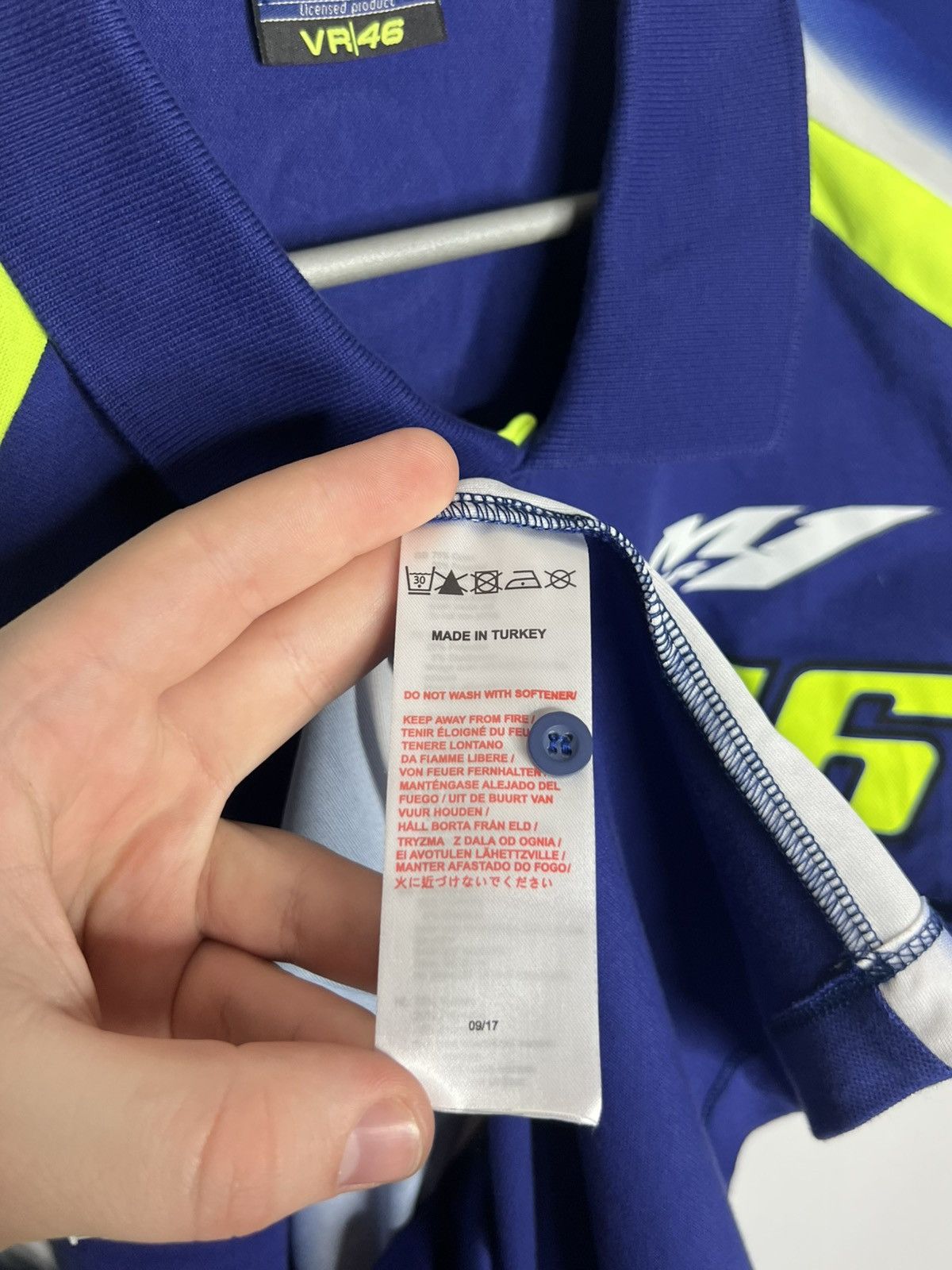 Yamaha Yamaha VR 46 Big Logo Racing Polo Shirt F1 Team Size US XXL / EU 58 / 5 - 12 Thumbnail