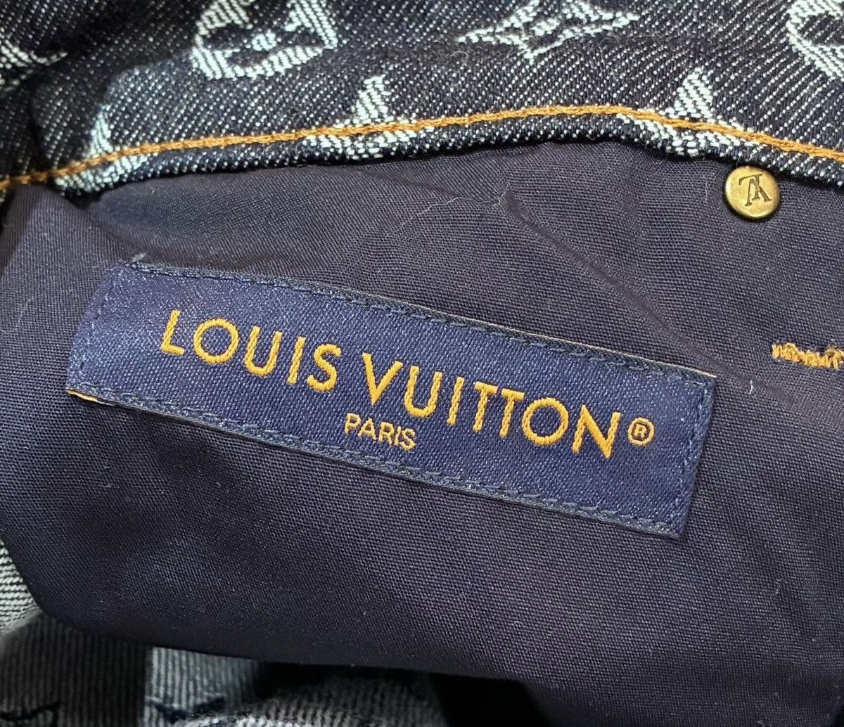 Louis Vuitton Louis Vuitton x Timberland 31 Monogram Denim Jeans Size US 31 - 6 Thumbnail