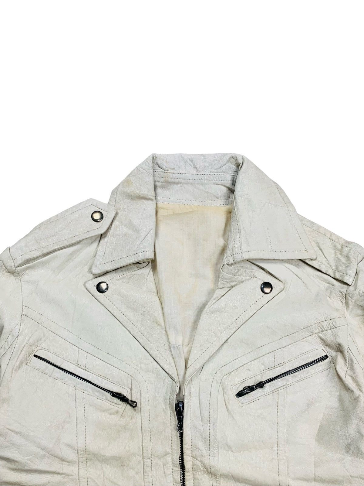 Isamu Katayama Backlash 2000s Shellac - Riri Multizipper Riders Jacket Size US M / EU 48-50 / 2 - 6 Thumbnail