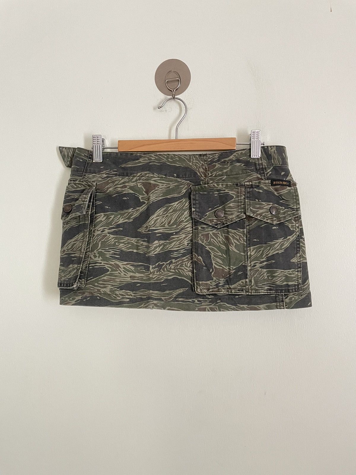 Hysteric Glamour × Japanese Brand × Vintage Hysteric glamour Wrap Pocketed Mini Skirt Size 29" - 2 Thumbnail