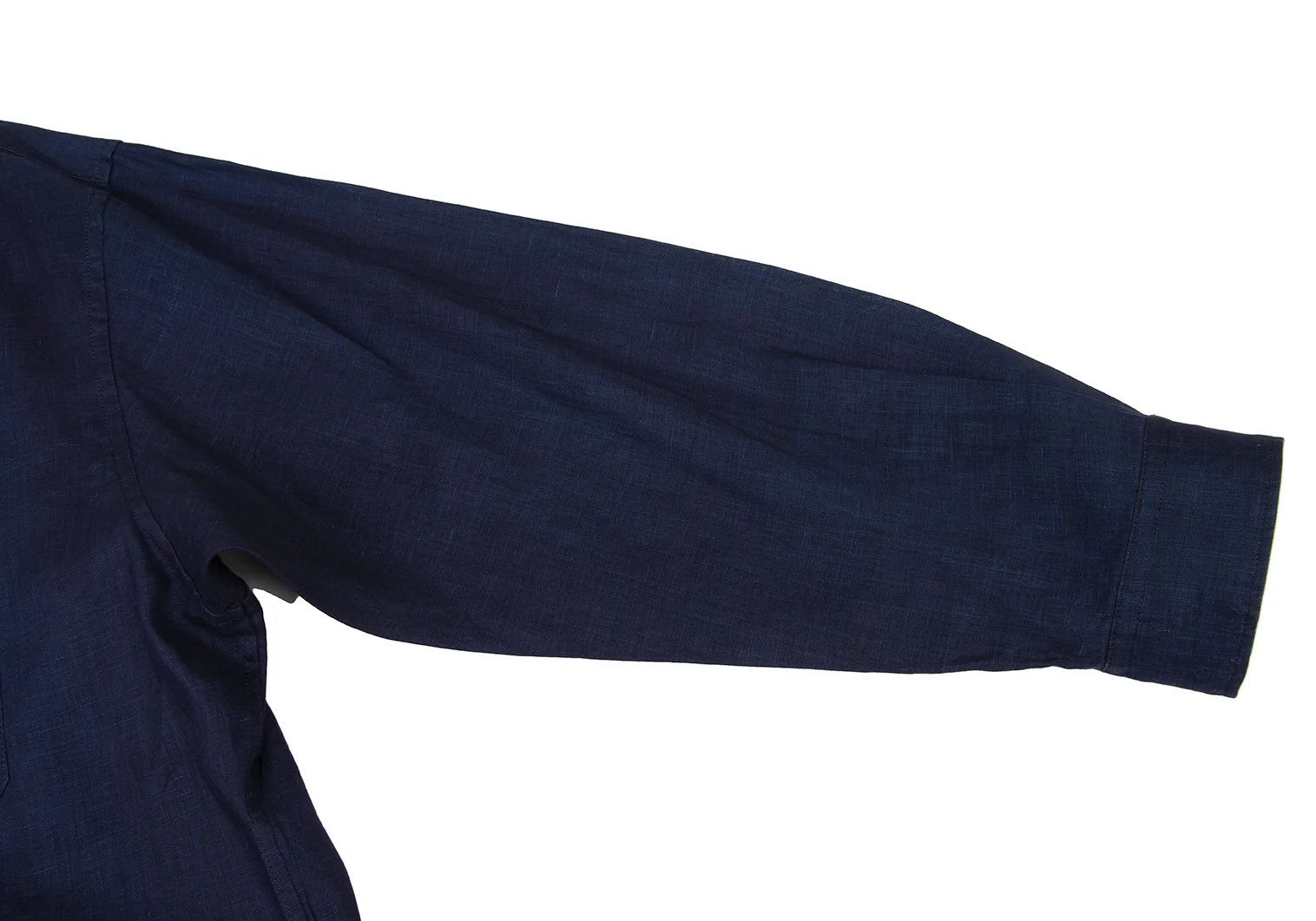 Yohji Yamamoto Yohji Yamamoto Indigo Linen Long Shirt Size US L / EU 52-54 / 3 - 9 Thumbnail