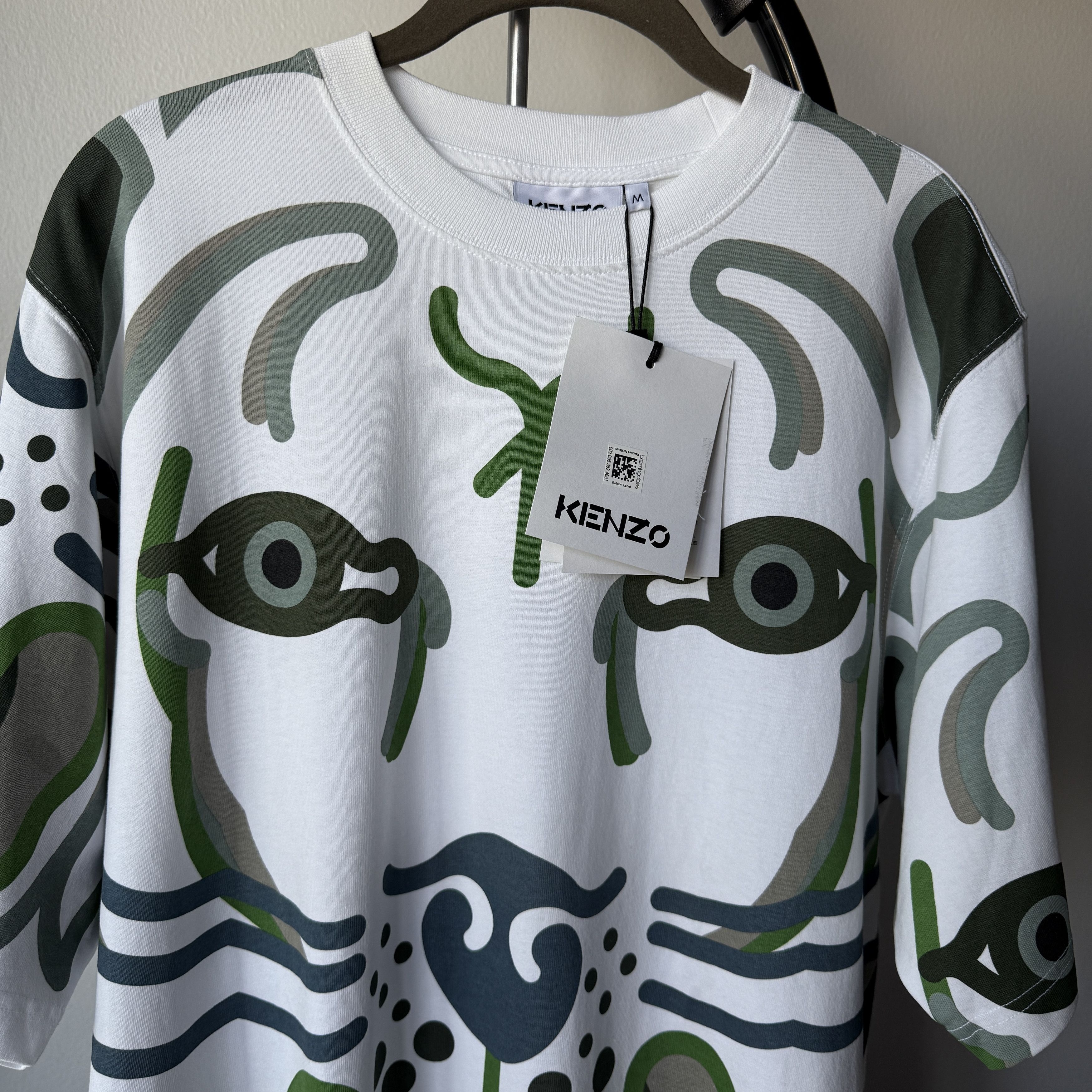 Kenzo Kenzo Tiger Patterned Tee (NWT) Size US M / EU 48-50 / 2 - 3 Thumbnail