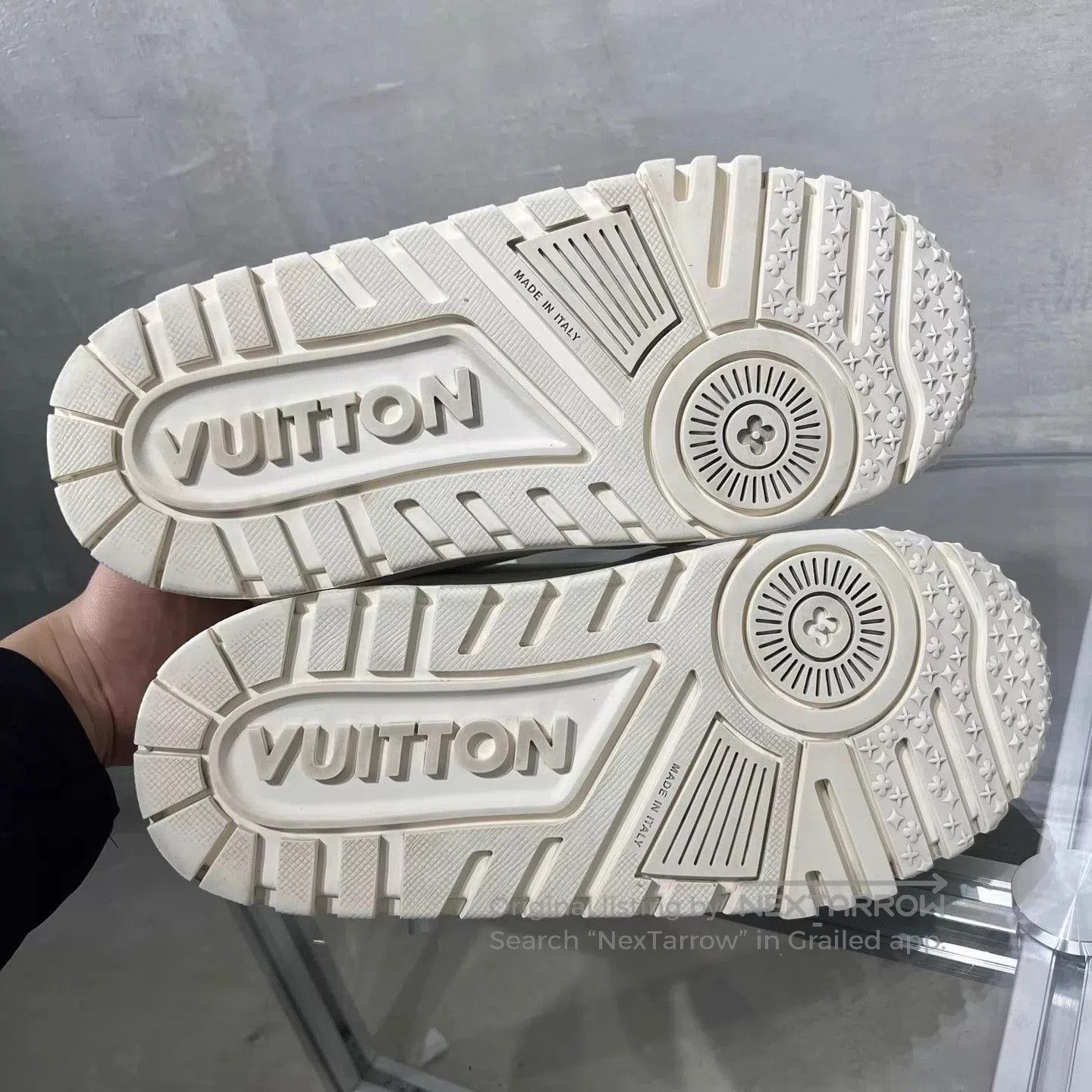 Louis Vuitton White High-Top Sneakers with Colorful Accents. Size US 8.5 / EU 41-42 - 7 Thumbnail