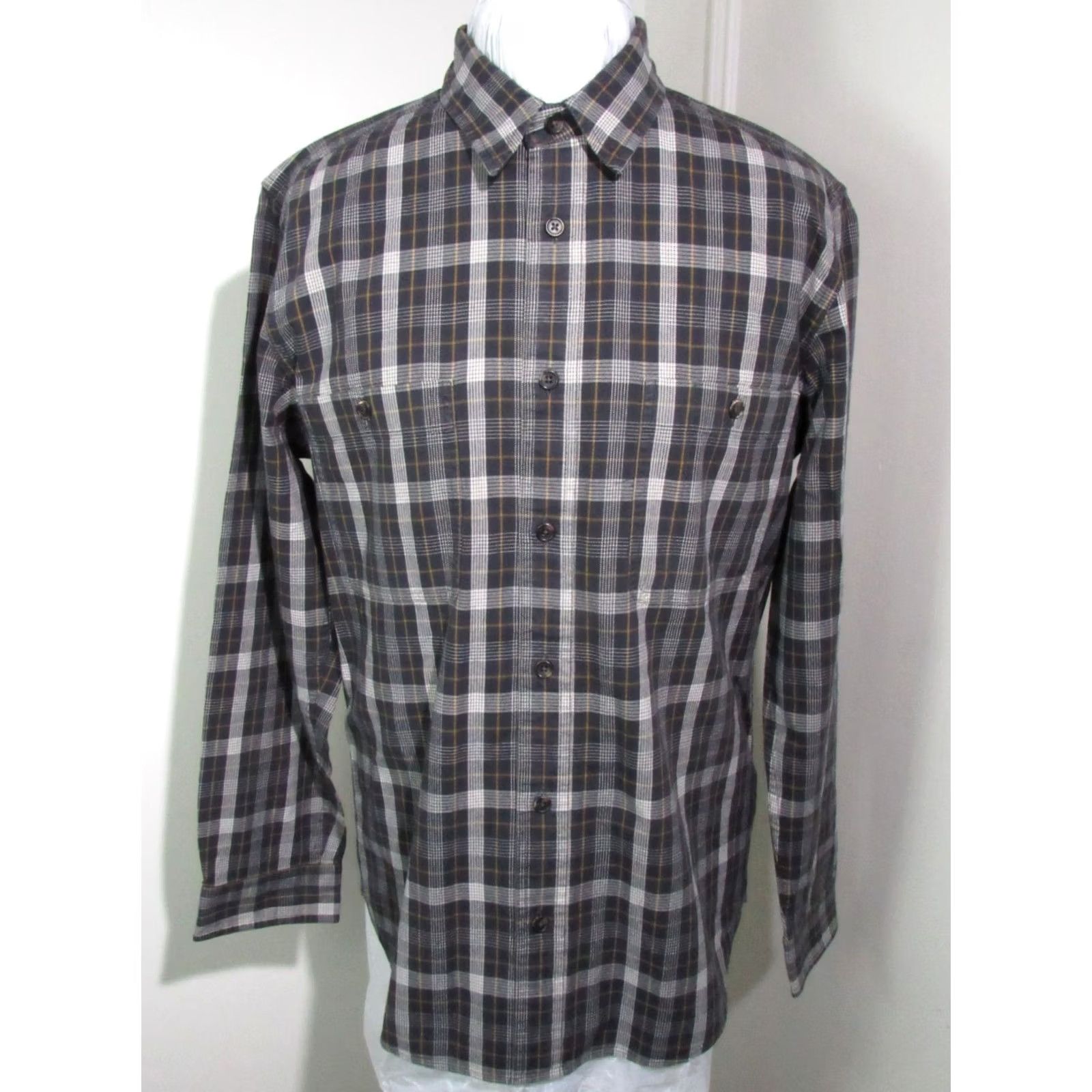Filson Filson Button Up Shirt Mens Size Medium Plaid Black Long Sleeve Lightweight Size US M / EU 48-50 / 2 - 4 Thumbnail