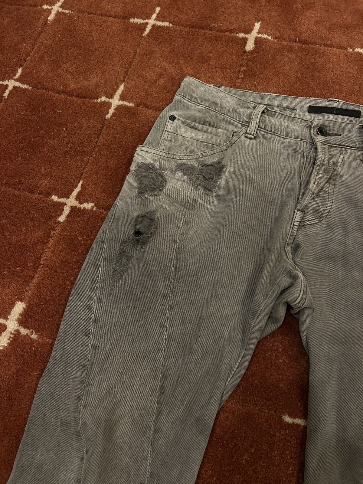 Julius JULIUS_7 SS10 SPIRAL TWISTED SEAM DENIM Size US 32 / EU 48 - 6 Thumbnail