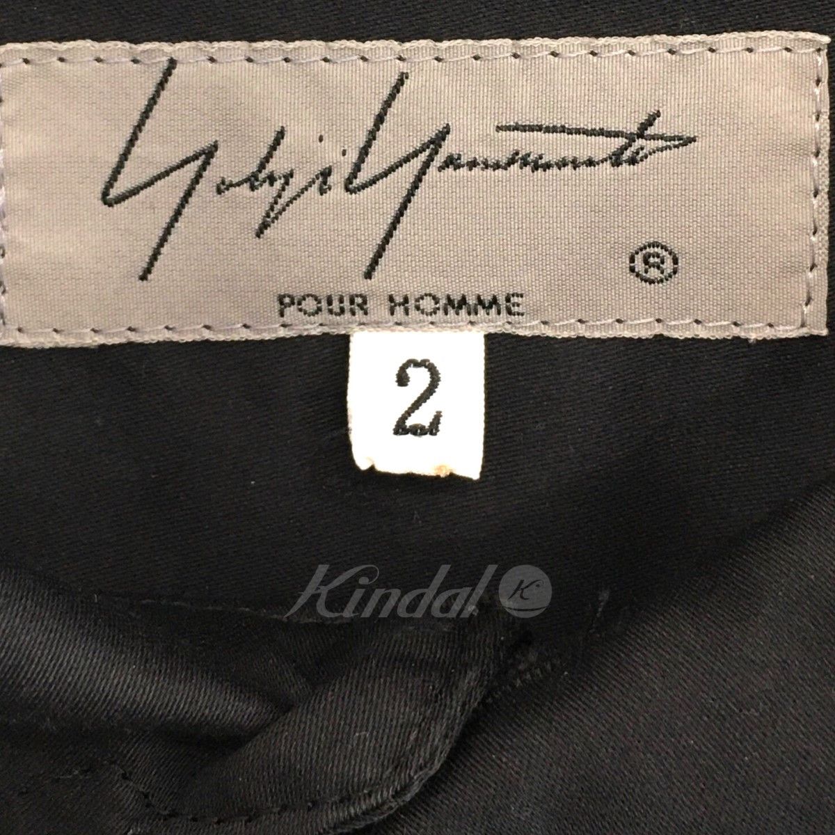 YOHJI YAMAMOTO pour homme 2019SS back numbering shirt