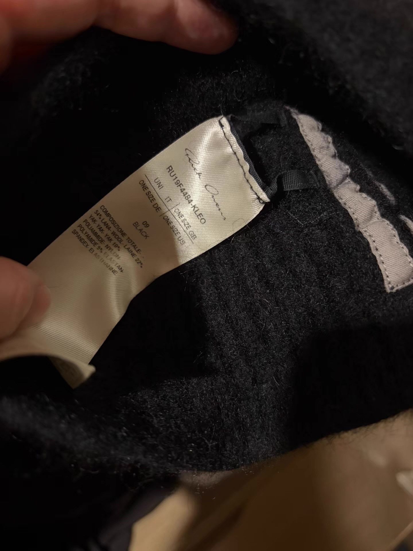 Rick Owens Rick Owens RO scarf Q6 Size ONE SIZE - 2 Thumbnail