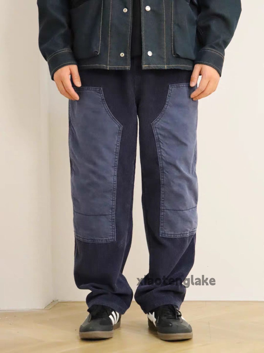 Vintage zx supreme Stussy style double knee baggy carpenter pants Size US 30 / EU 46 - 7 Thumbnail