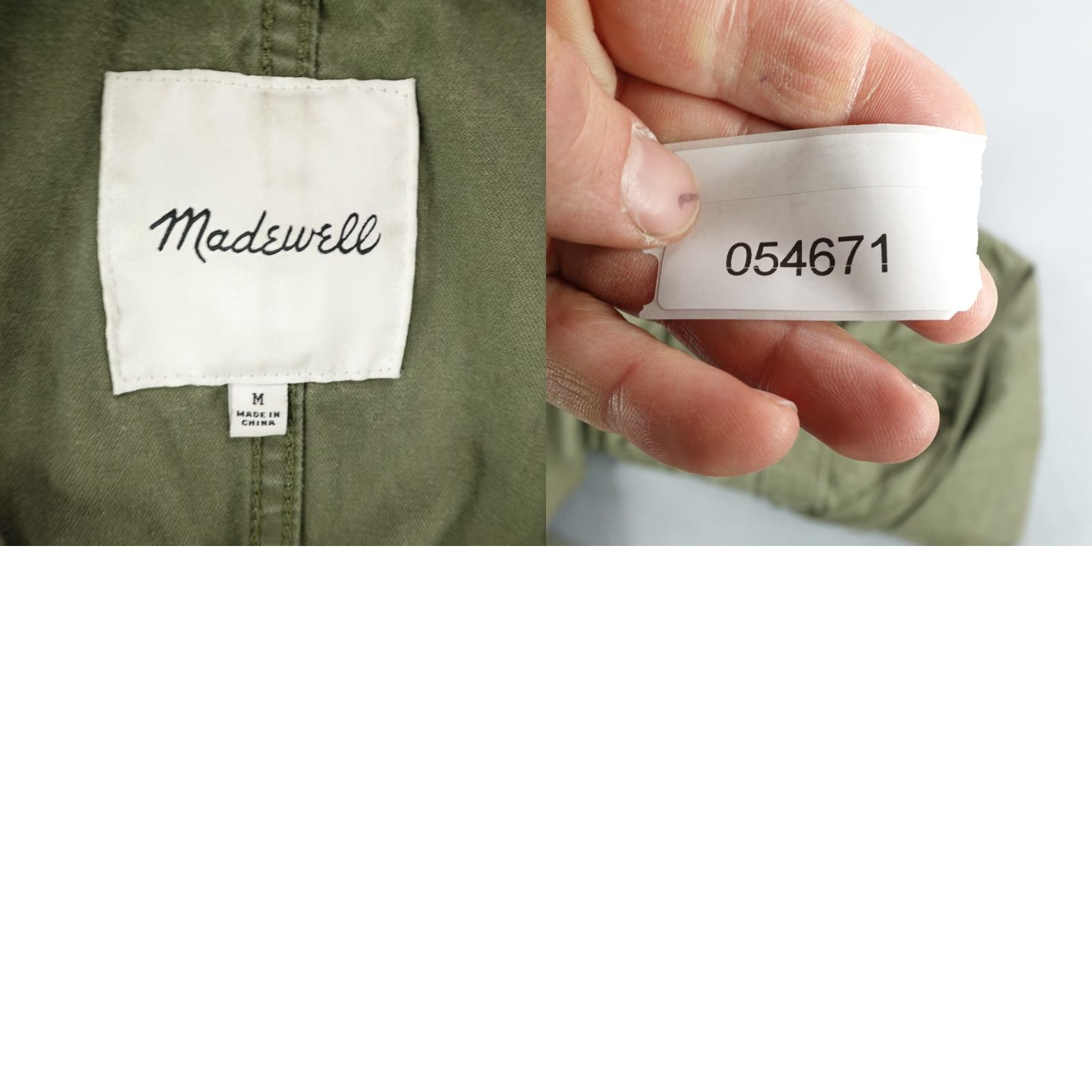Madewell Madewell Jacket Womens Medium Green Military Coat Field Chore Utility Cargo Work Size M / US 6-8 / IT 42-44 - 8 Thumbnail