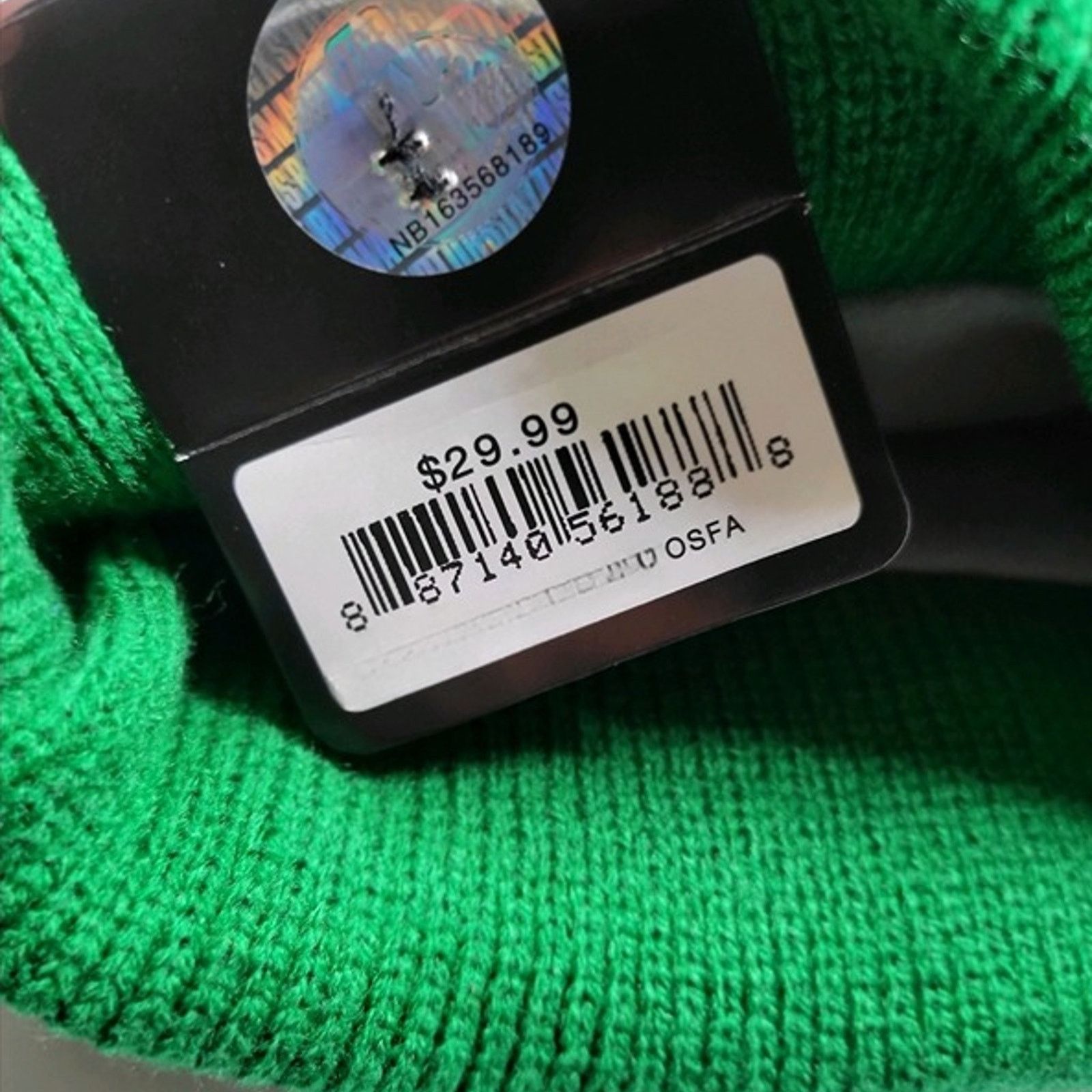 Other NWT Boston Celtics NBA Sports Pom Knit Beanie Fleece Lining Size ONE SIZE - 6 Thumbnail