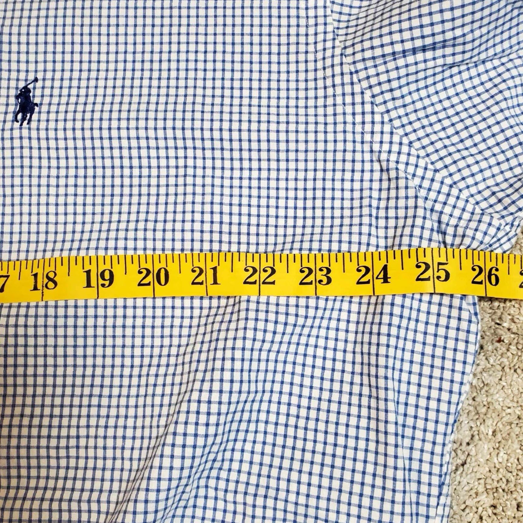 Polo Ralph Lauren Polo Ralph Lauren Blake Men's Button-Up Dress Shirt Large 100% Cotton L Size 42R - 3 Thumbnail