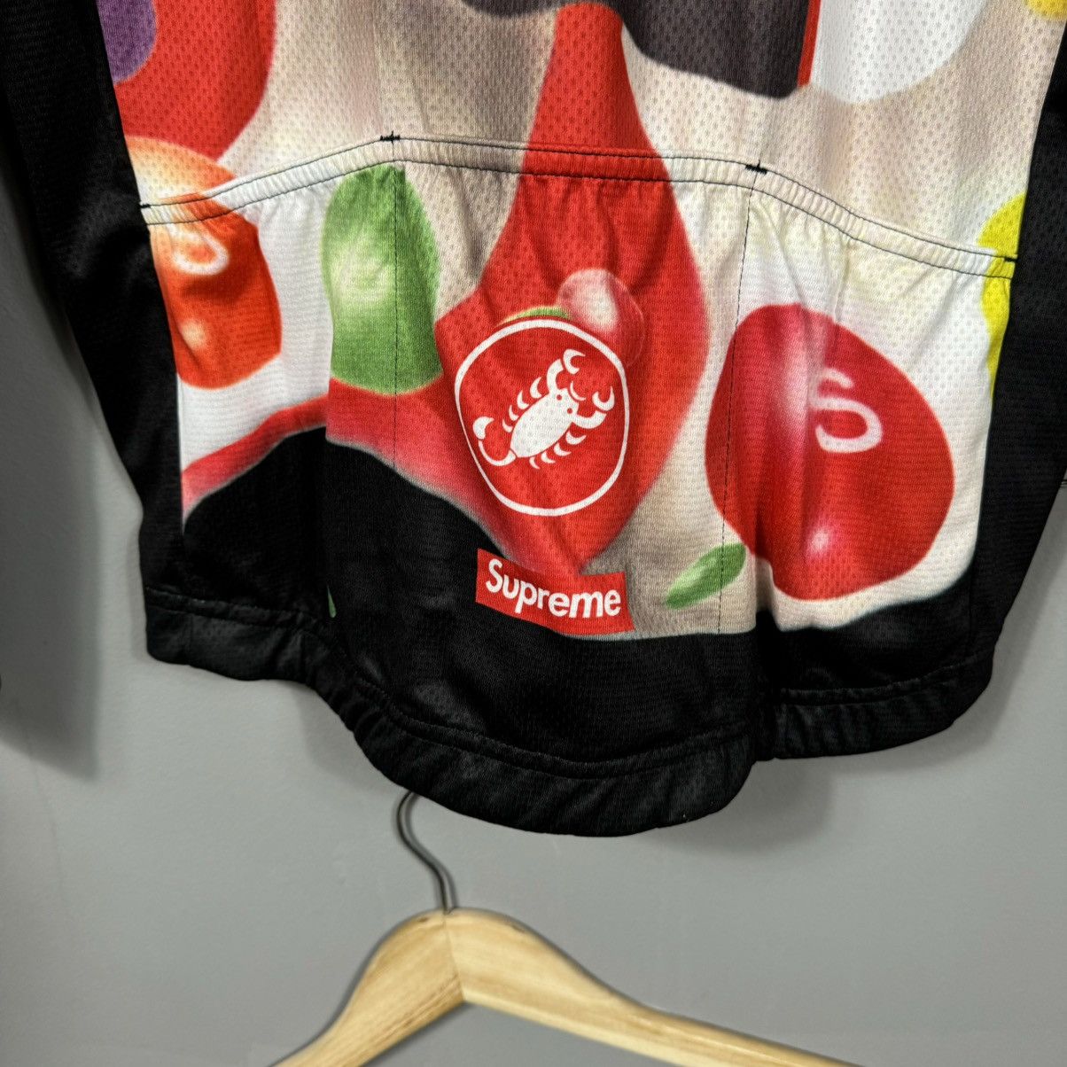 Cycle × Supreme Castelli Supreme Skittles Rosso Corsa