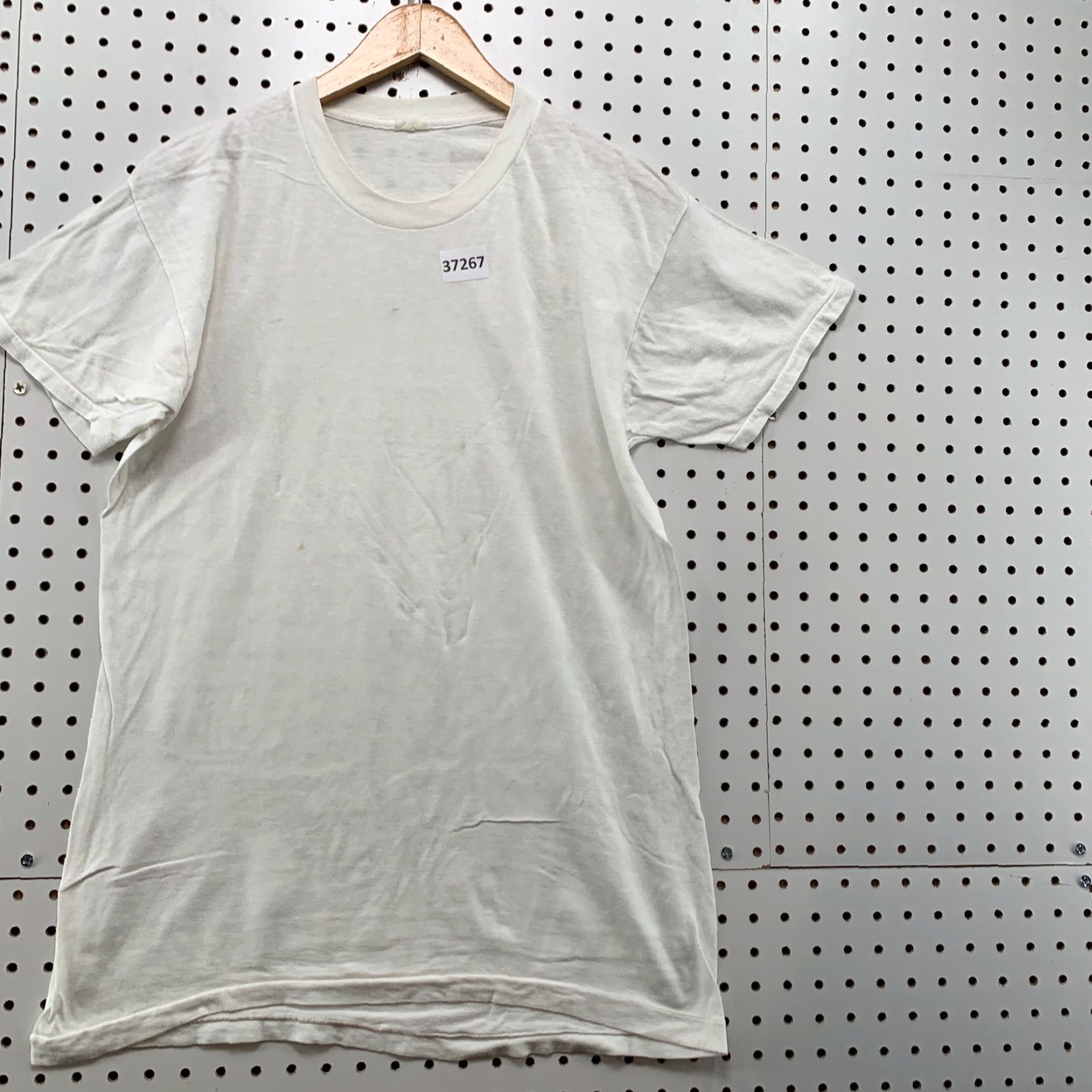 Jockey VINTAGE Jockey White T-Shirt Mens Medium Single Stitch Crew Neck 80s 90s USA Size US M / EU 48-50 / 2 - 4 Thumbnail