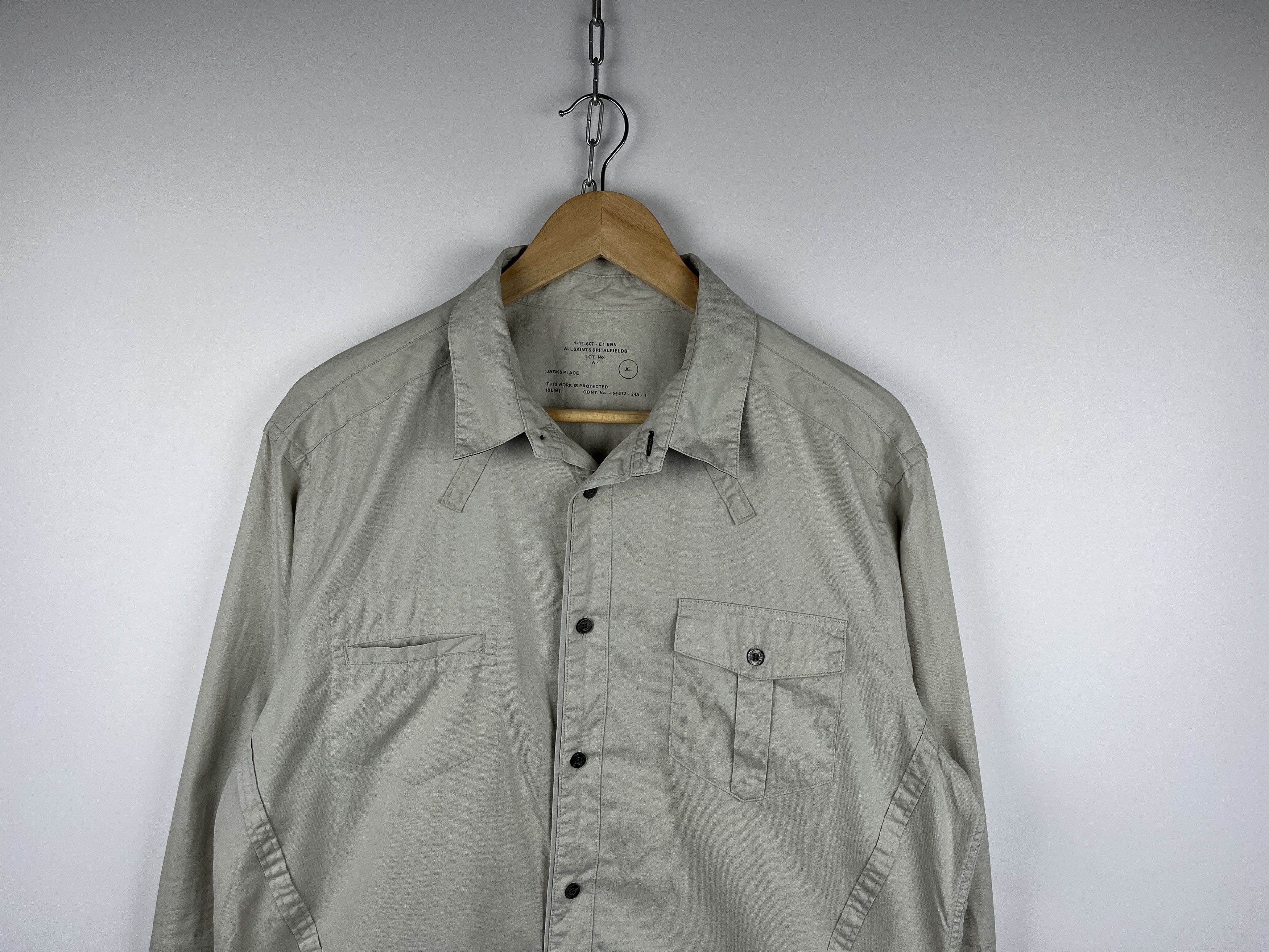 Allsaints AllSaints Oxford Spector Shirt Size US XL / EU 56 / 4 - 3 Thumbnail