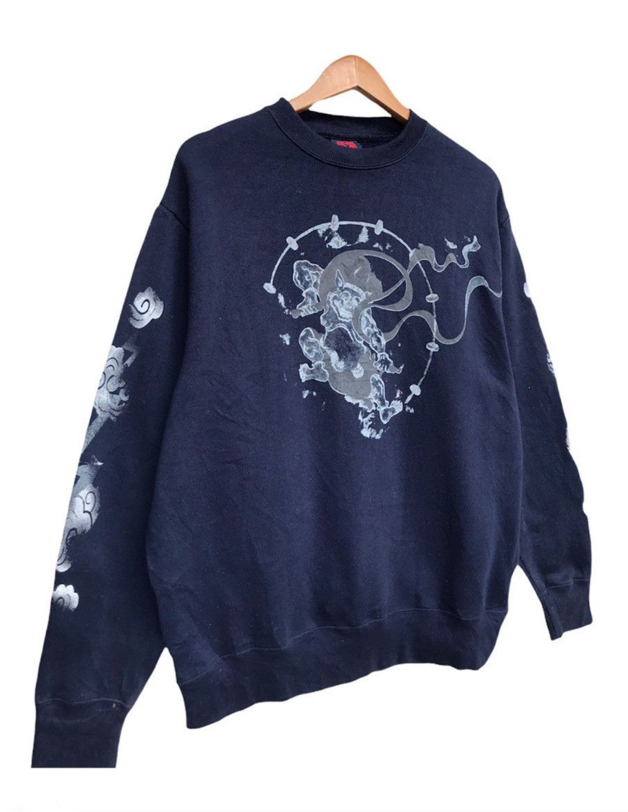 Japanese Brand Vintage Japanese Sukajan Sweatshirt Devil Sweatshirt Size US L / EU 52-54 / 3 - 3 Thumbnail